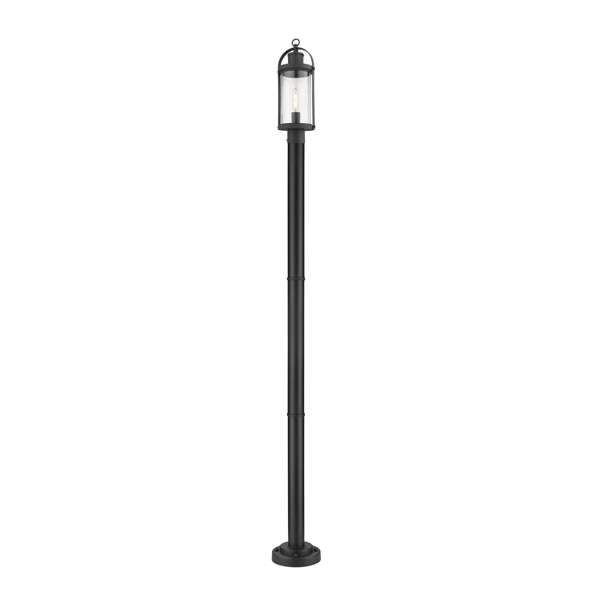 Photos - Floodlight / Garden Lamps Z-Lite Roundhouse 94 Inch Tall Outdoor Post Lamp Roundhouse - 569PHM-567P