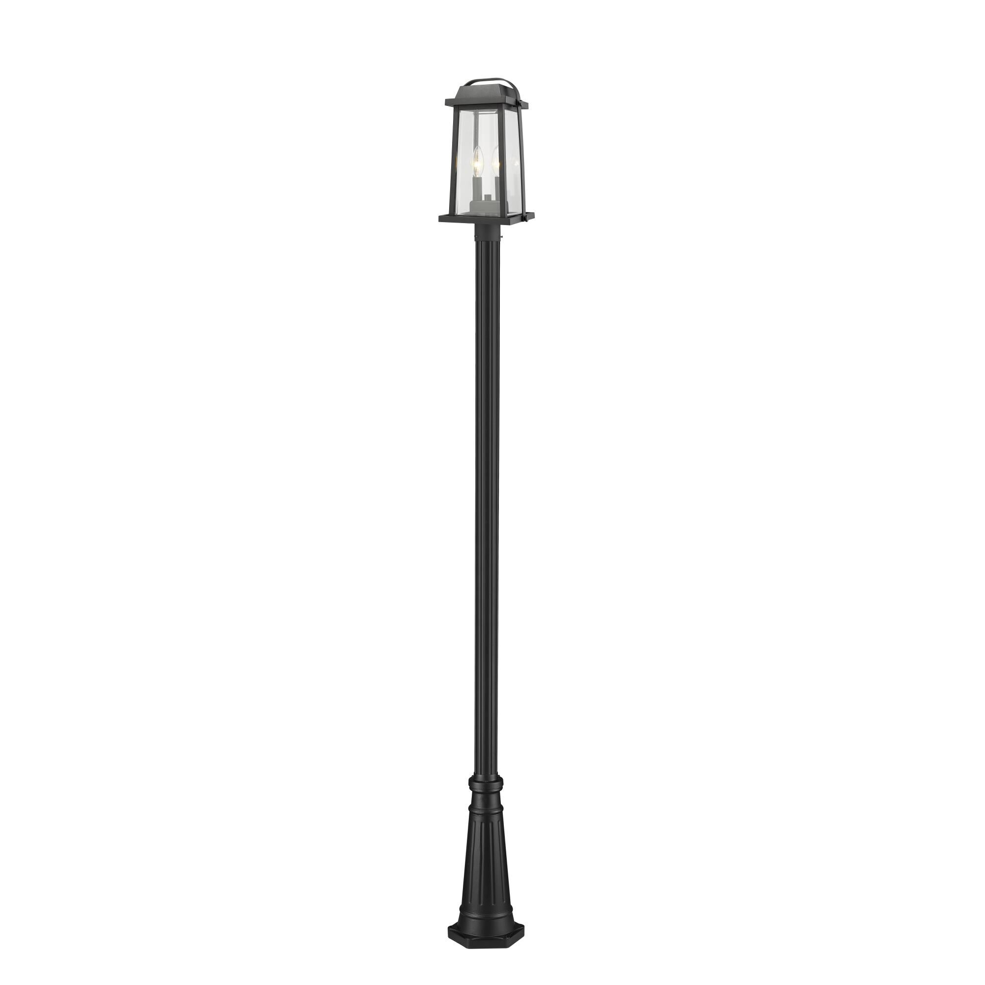 Photos - Floodlight / Garden Lamps Z-Lite Millworks 110 Inch Tall 2 Light Outdoor Post Lamp Millworks - 574PH