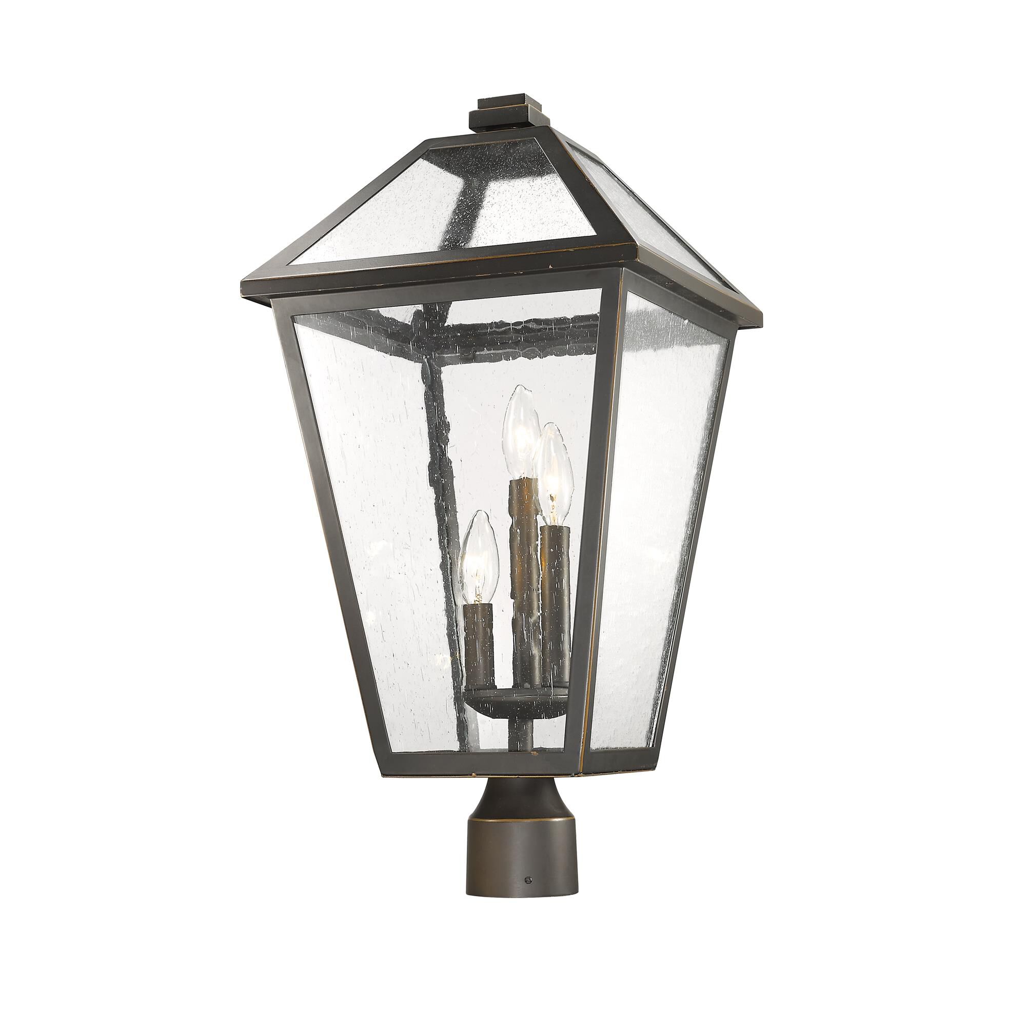 Z-Lite Talbot 24 Inch Outdoor Post Lamp Talbot - 579PHXLR-ORB - Craftsman-Mission