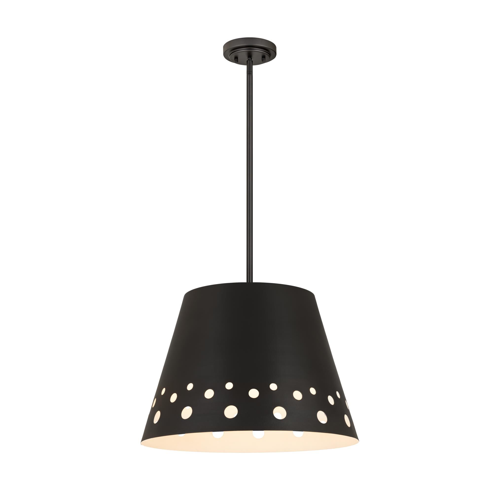Z-Lite 6014-18MB Katie 1 Light 18 inch Matte Black Chandelier Ceiling Light