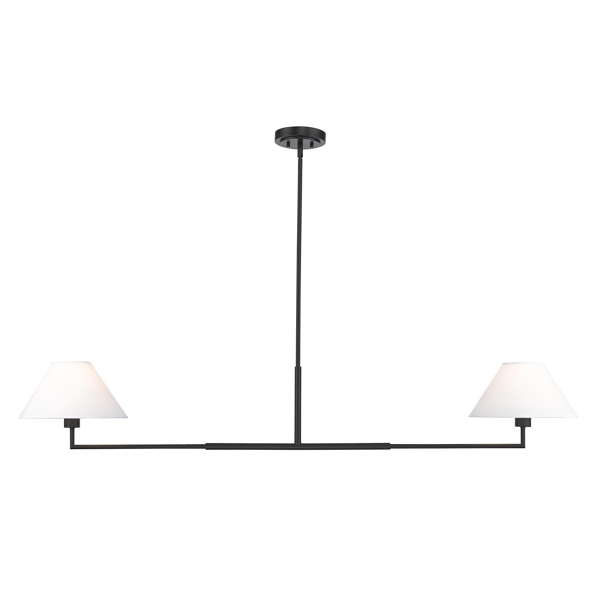 Z-Lite Leila 62 Inch Linear Suspension Light Leila - 744-62L-MB - Modern Contemporary