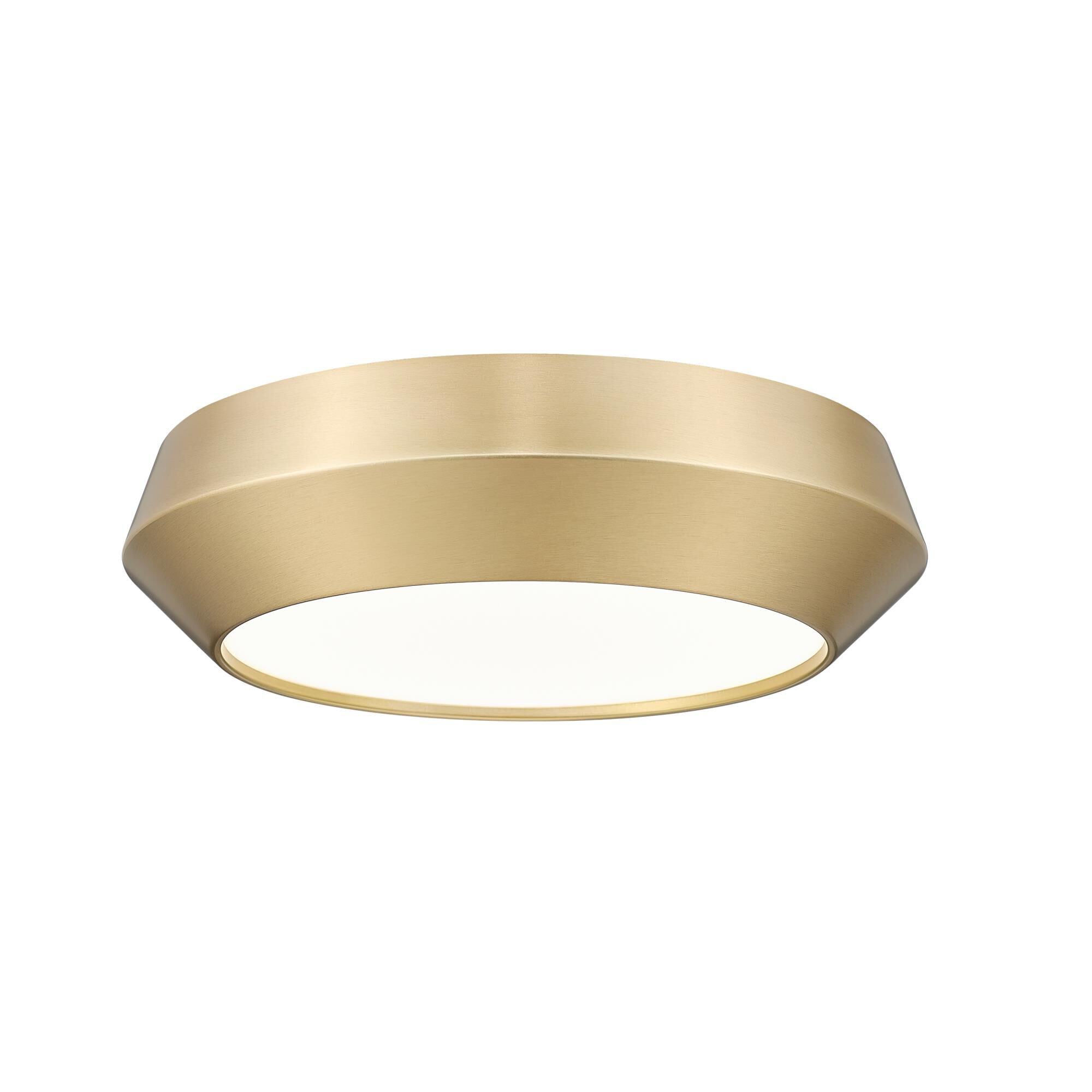 Z-Lite Quasars 12 Inch Flush Mount Quasars - 7701F12-MGLD-LED - Modern Contemporary