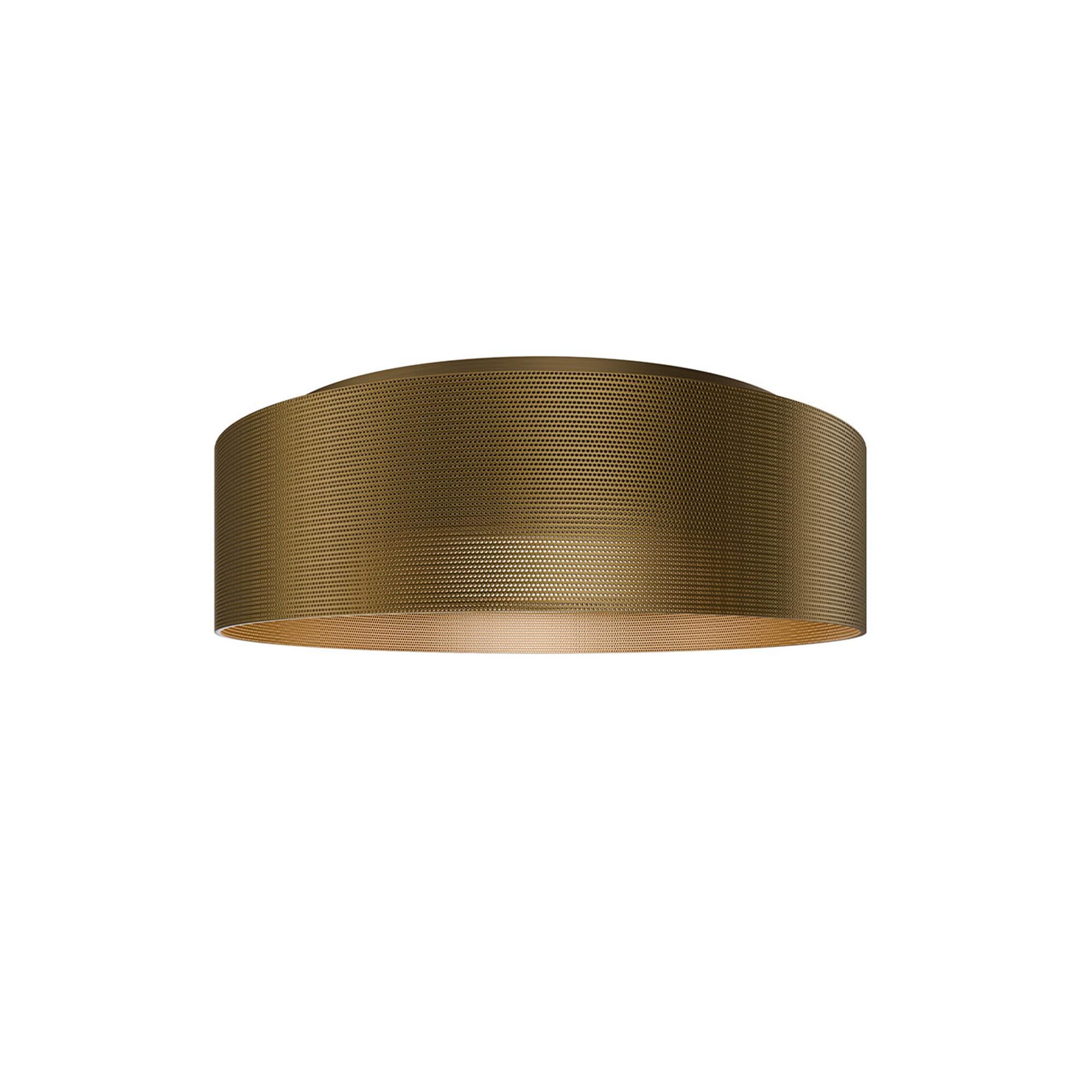 WAC Lighting FM-57512-35-BK Grille LED 12 inch Black Flush Mount Ceiling Light in 3500K, dweLED