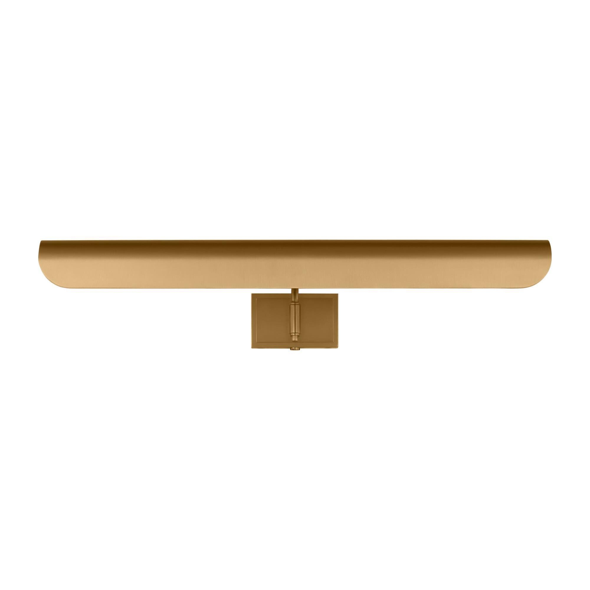Shown in Burnished Brass finish and Burnished Brass shade