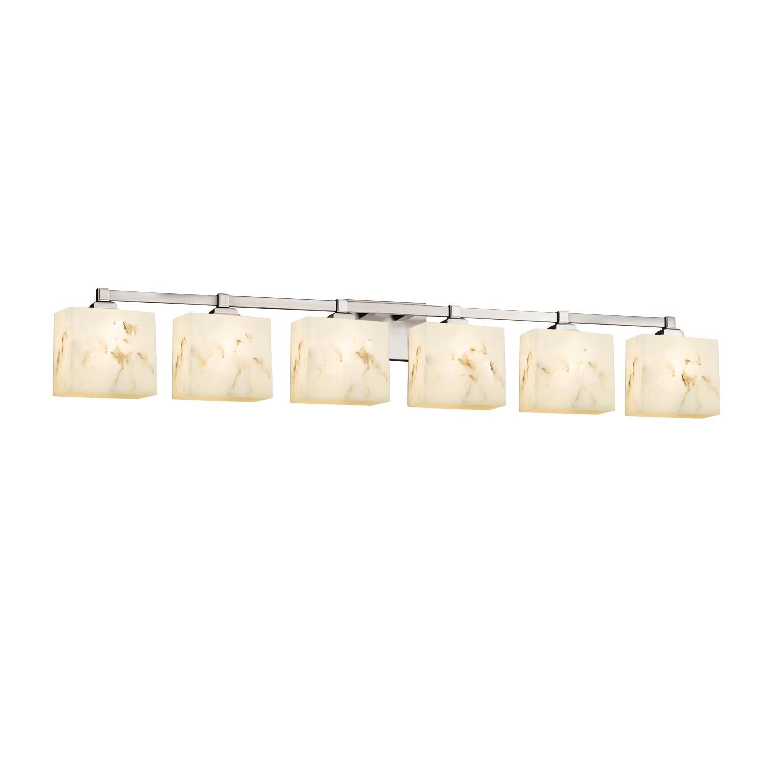 Lumenaria 50 Inch 6 Light Bath Vanity Light by Justice Design Group