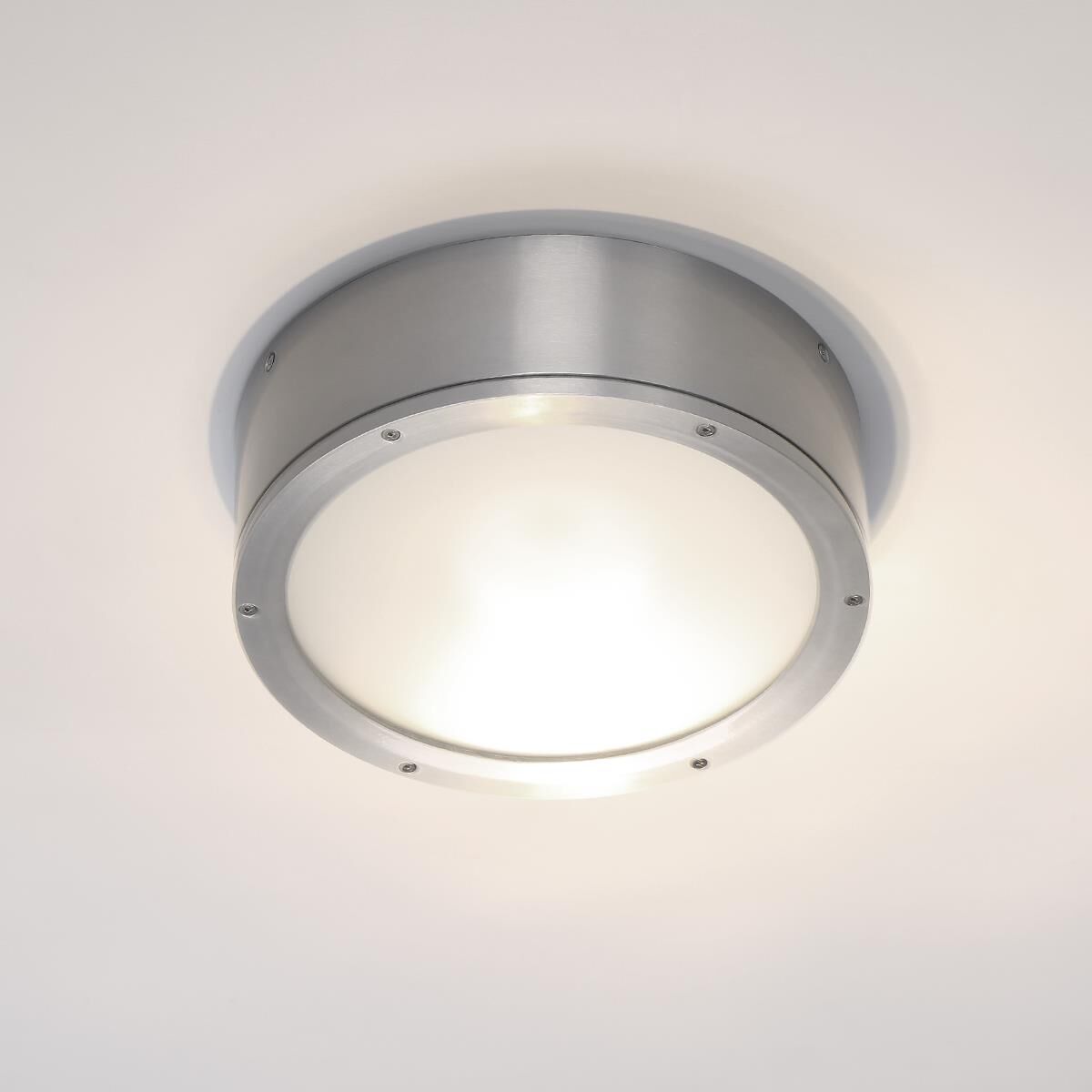 Shown in Brushed Aluminum finish