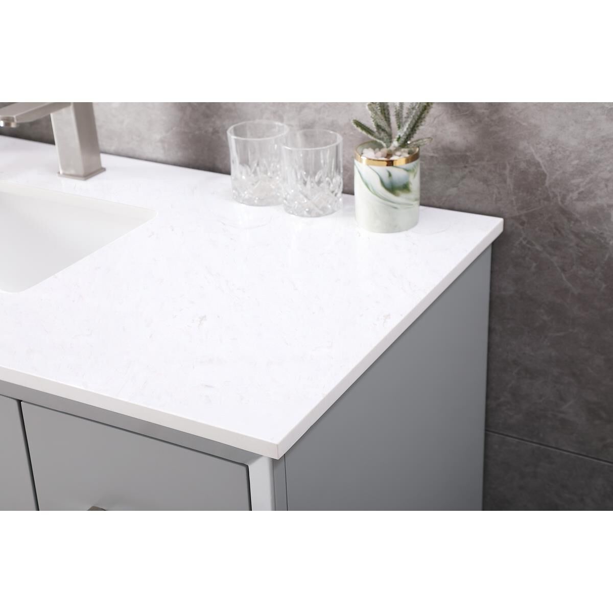 Shown in Grey finish