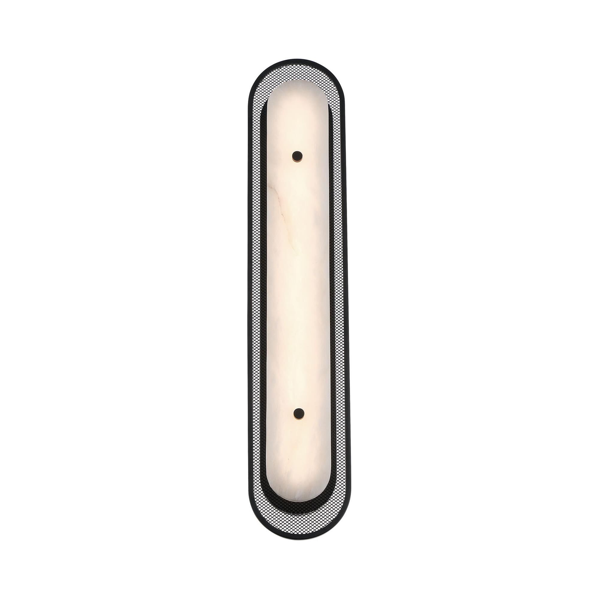 Shown in Black finish and Alabaster glass