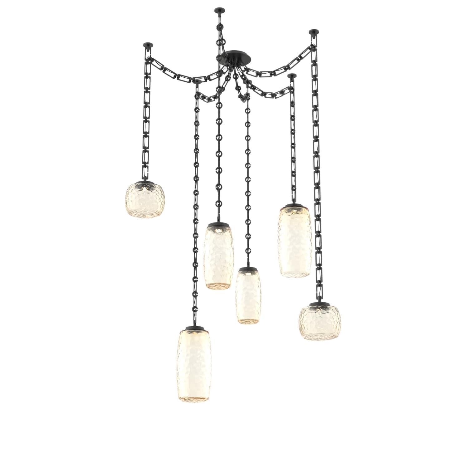 Levi Wilson Vessel 15 Inch Multi Pendant Light by Hammerton Studio