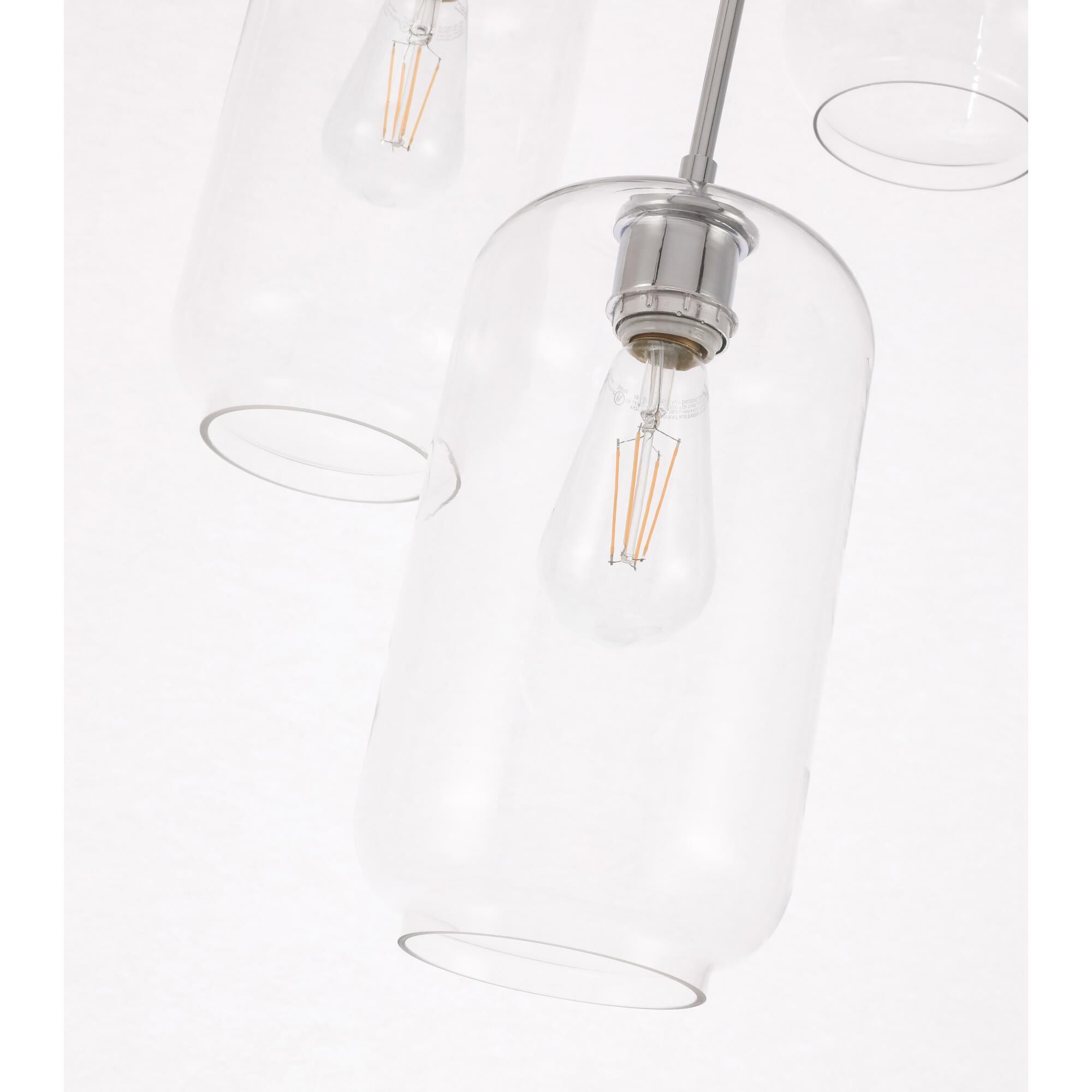 Collier 16 Inch 3 Light Multi Light Pendant by Elegant Lighting
