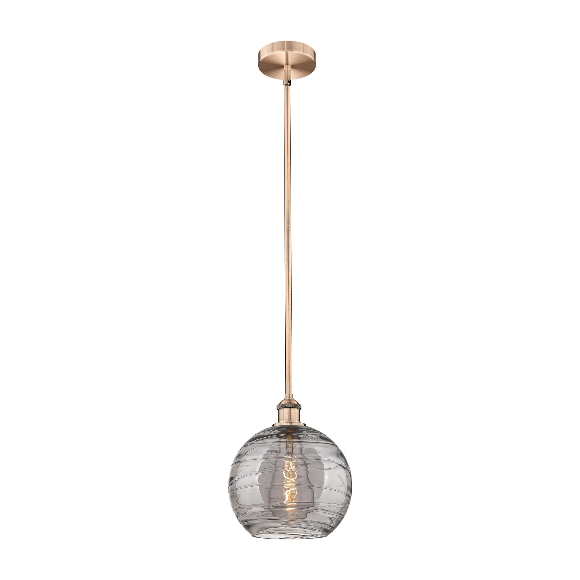 Bruno Marashlian Athens Deco Swirl 10 Inch Mini Pendant by Innovations Lighting