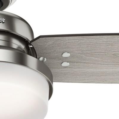 Sentinel 60 Inch Ceiling Fan with Light Kit by Hunter Fan