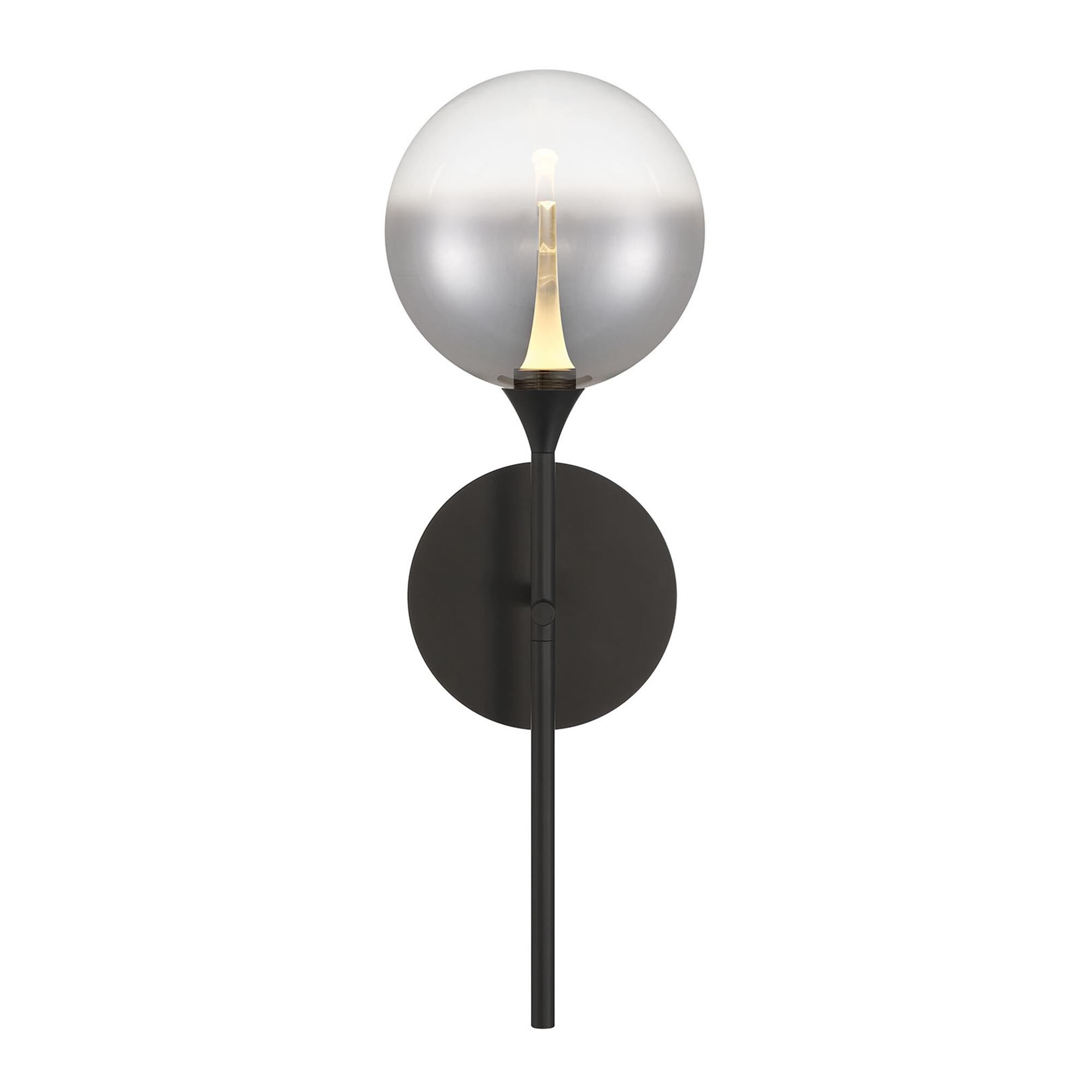 Shown in Black finish and Smoked glass