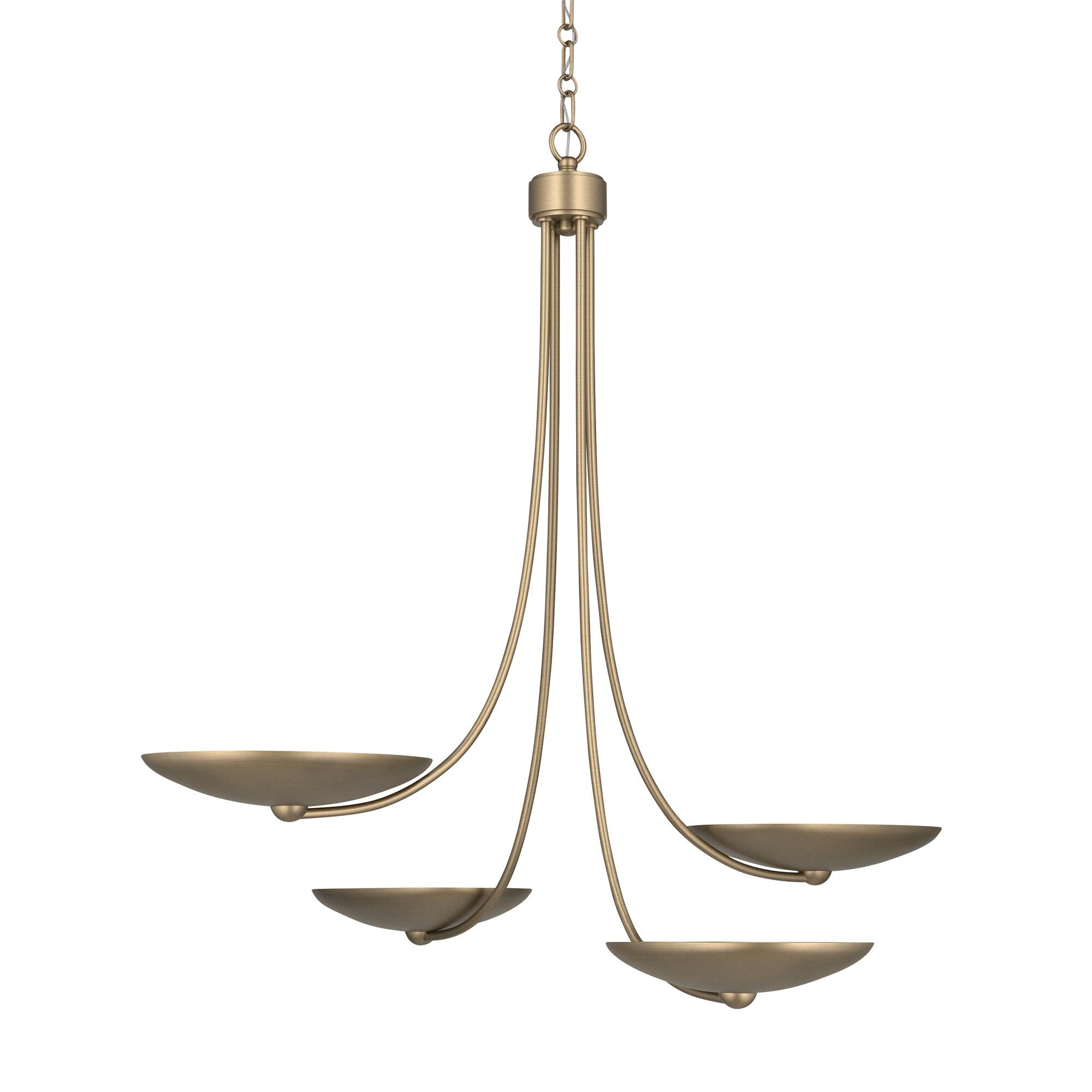 Shown in Champagne Bronze finish and Champagne Bronze shade