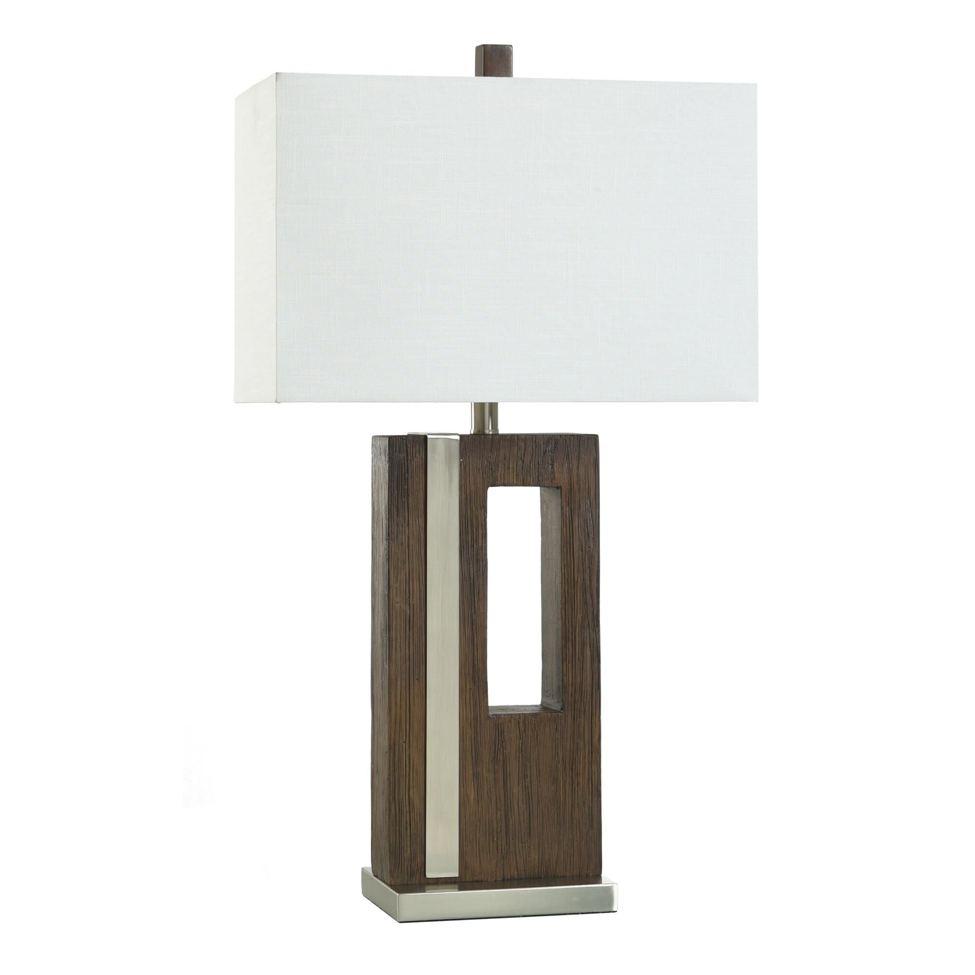 Hudson Silver 30 Inch Table Lamp by Stylecraft
