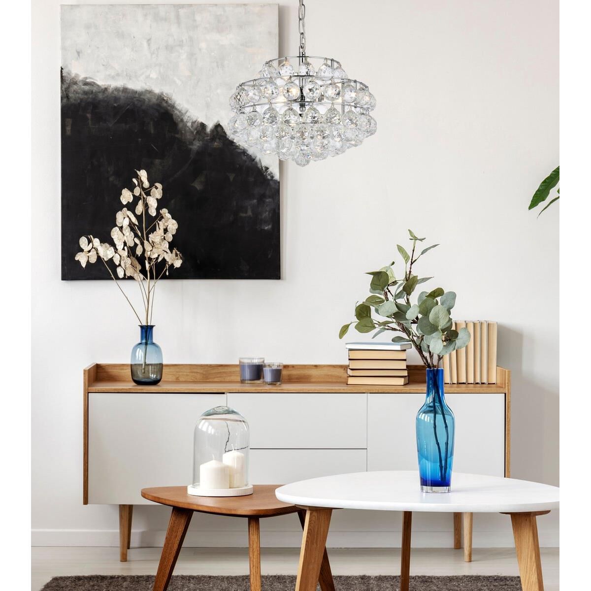 Shown in Chrome finish and Royal Cut Clear crystal