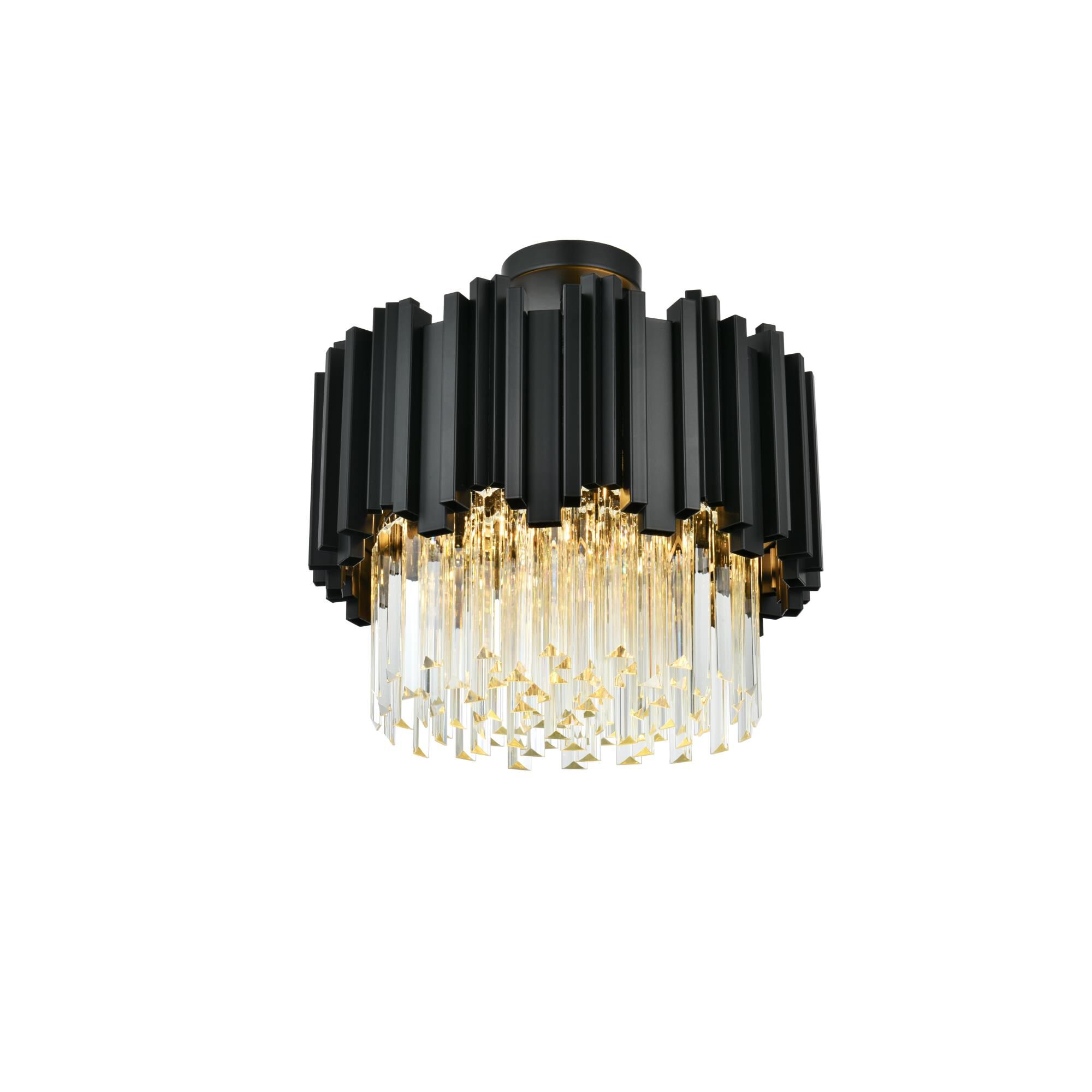 Willow 16 Inch Flush Mount by Elegant Lighting
