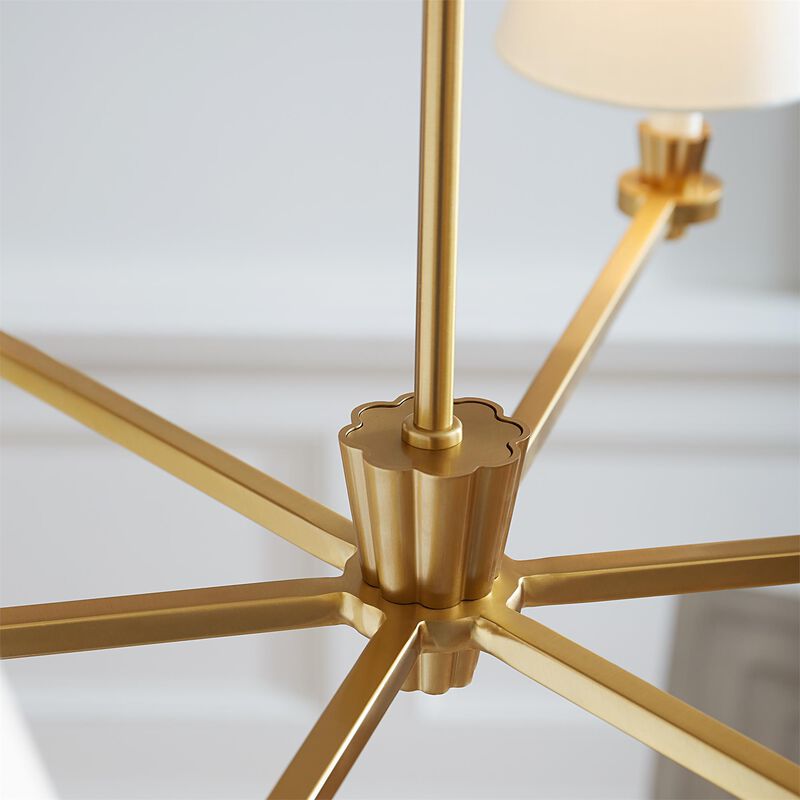 Alexa Hampton Paisley 36 Inch Chandelier by Visual Comfort Studio