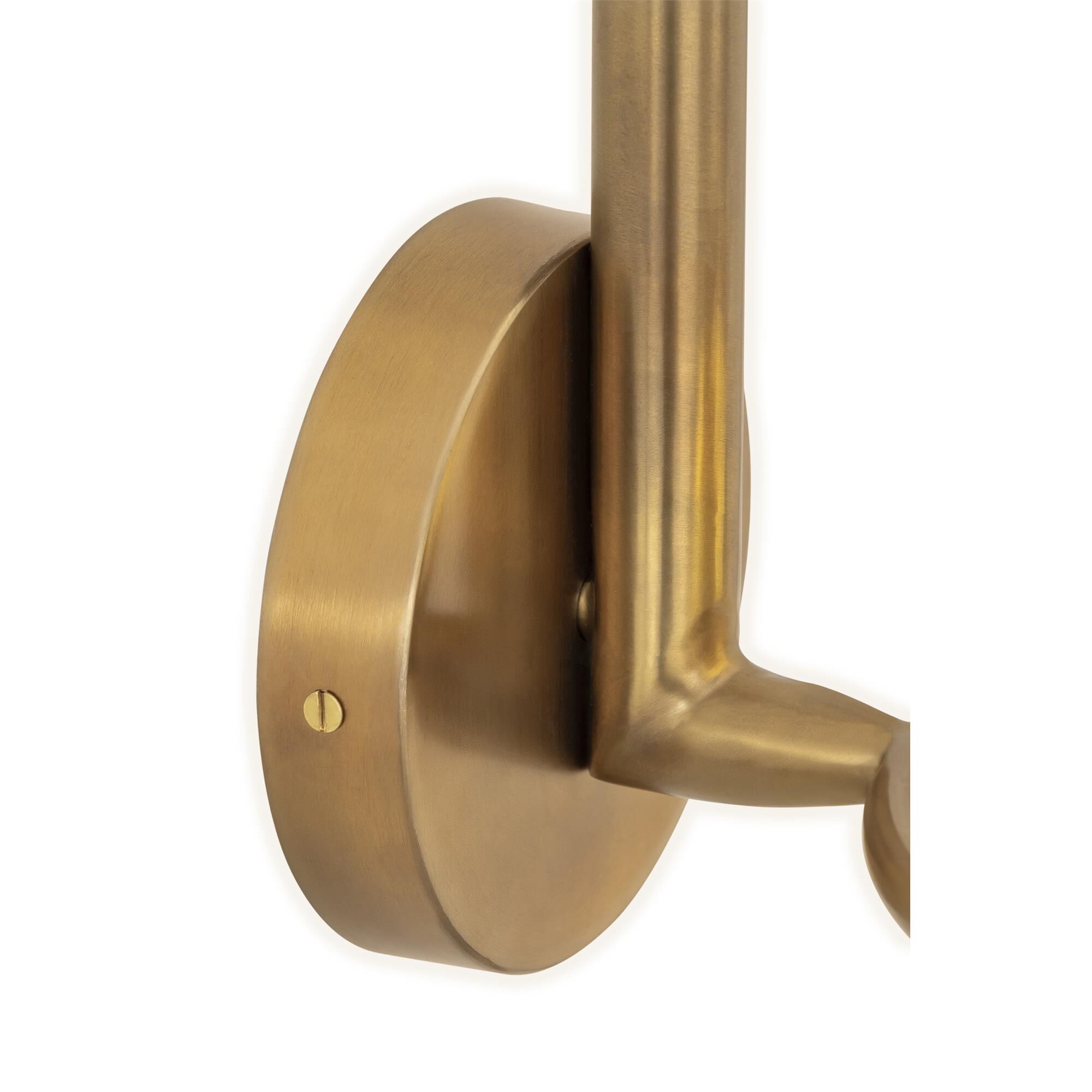 Shown in Legacy Brass finish and Opal glass