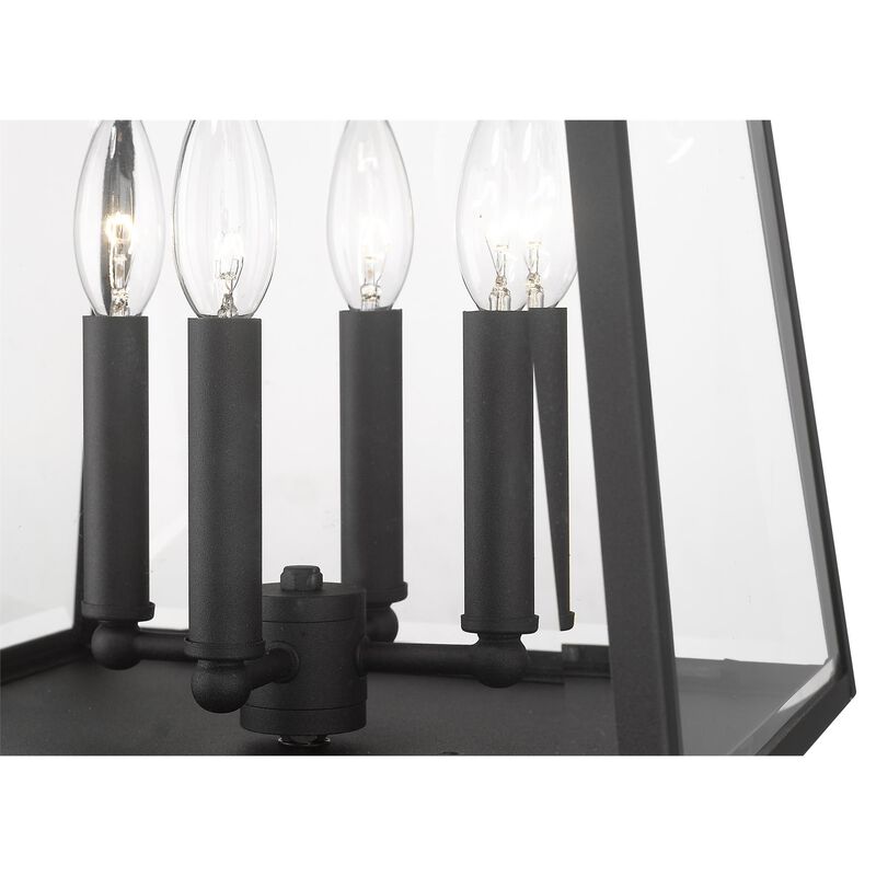 Broughton 21 Inch Tall 4 Light Outdoor Post Lamp by Z-Lite