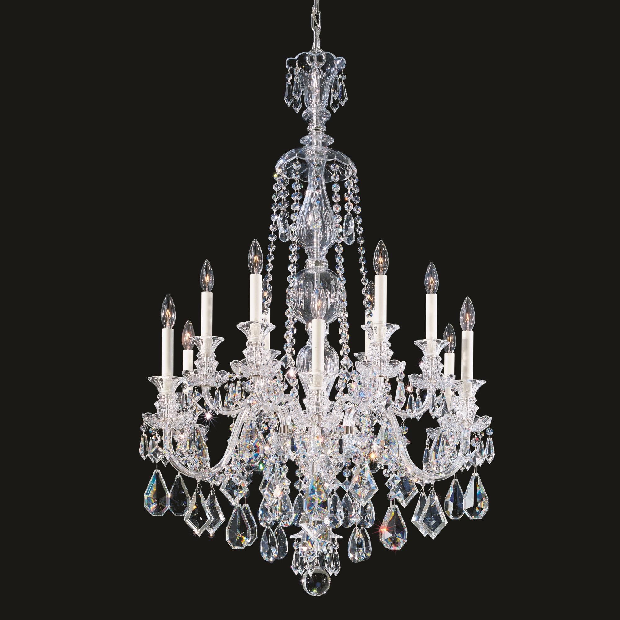 Hamilton 30 Inch 12 Light Chandelier by Schonbek
