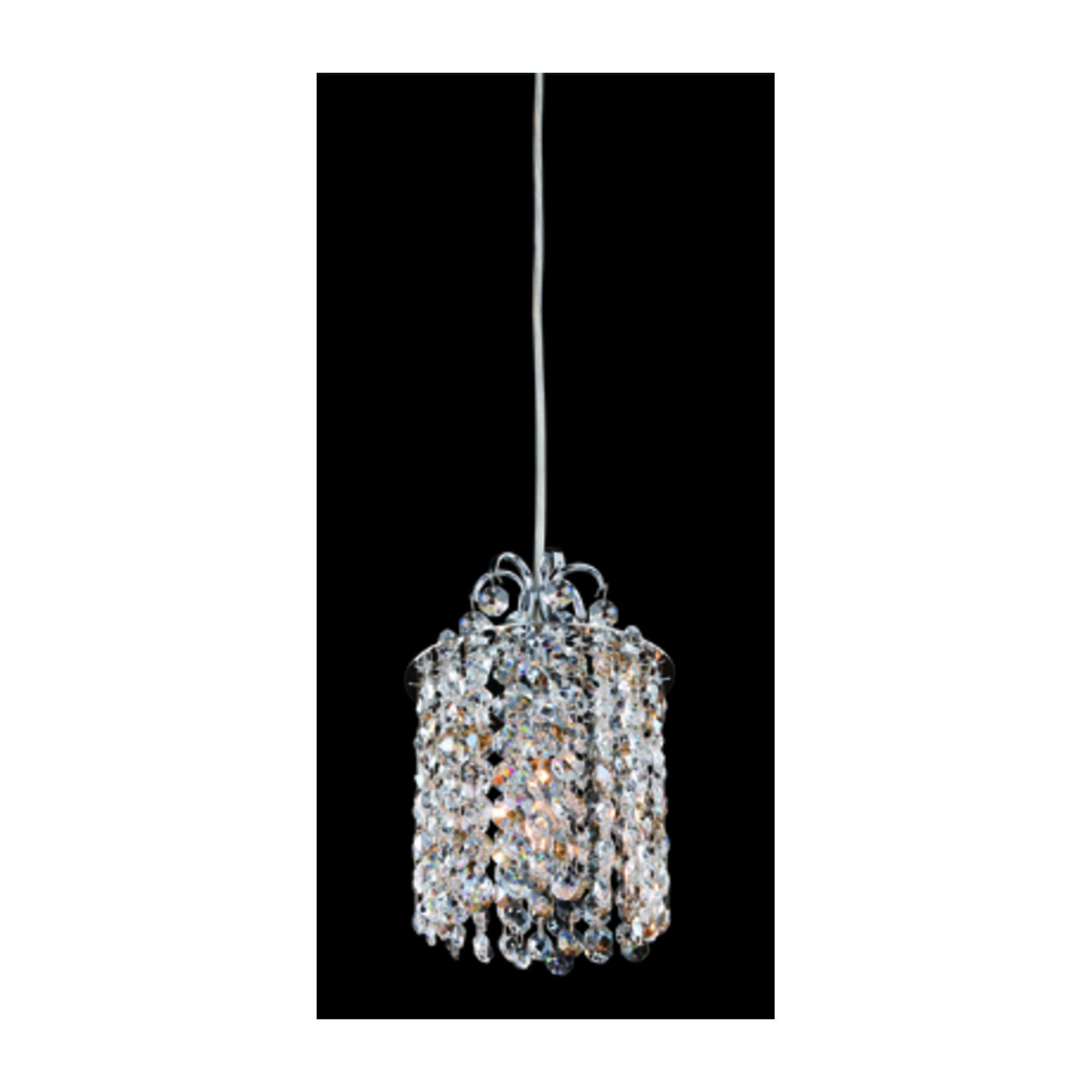 Shown in Chrome finish and Firenze Jet Black crystal
