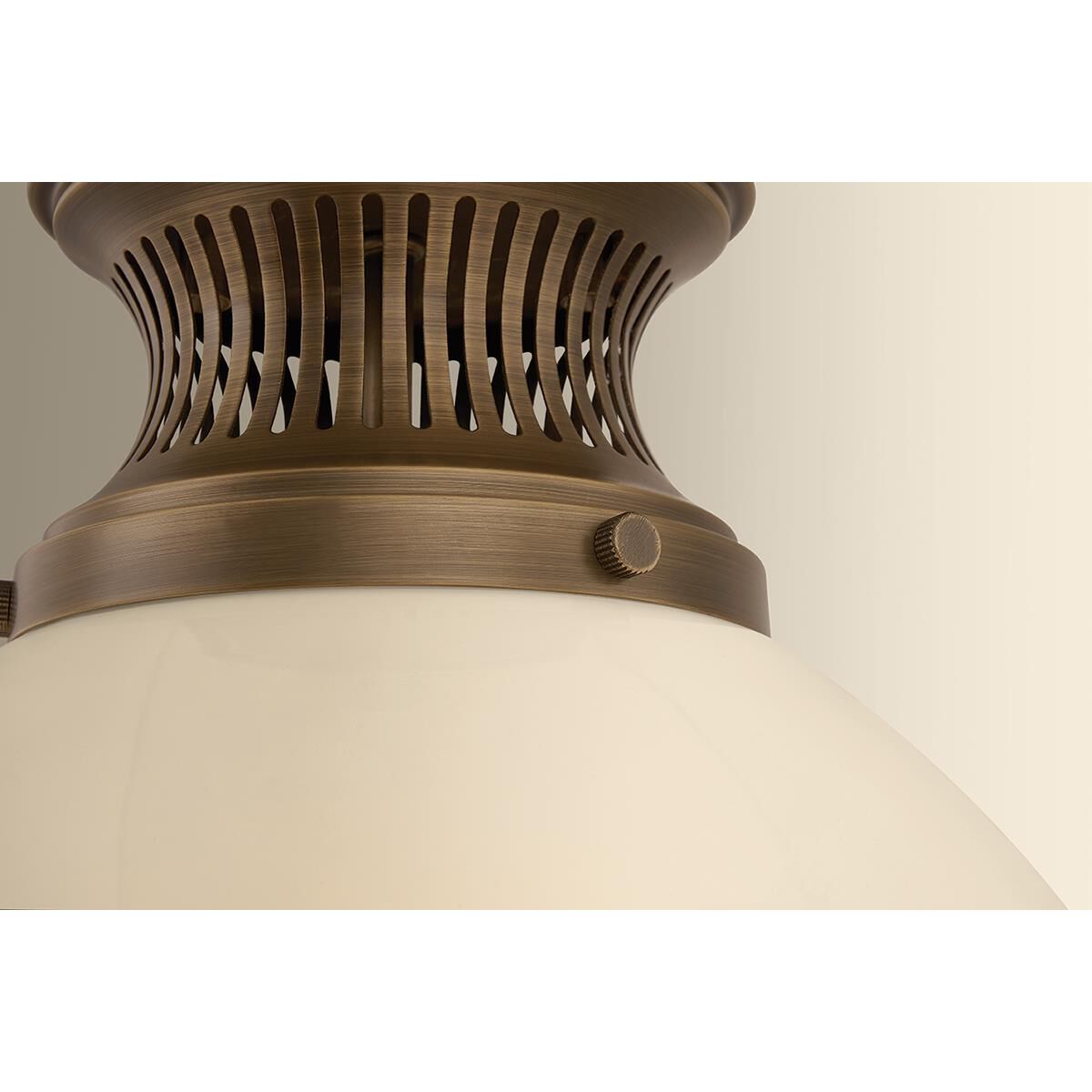 Shown in Historic Bronze finish and Opal Glossy glass