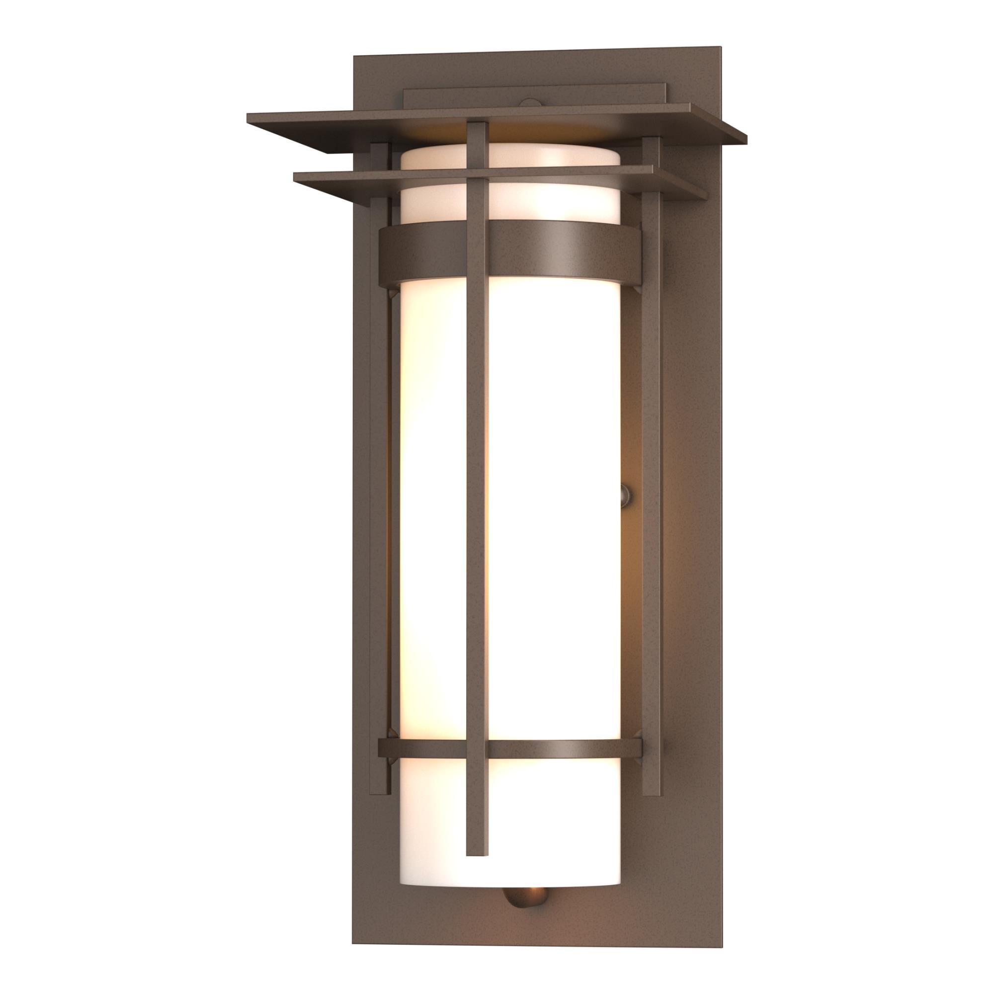 Shown in Coastal Bronze finish and Opal  glass