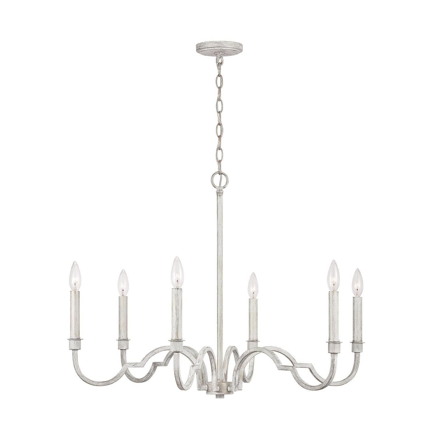 Demi 32 Inch 6 Light Chandelier by Capital Lighting Fixture Company
