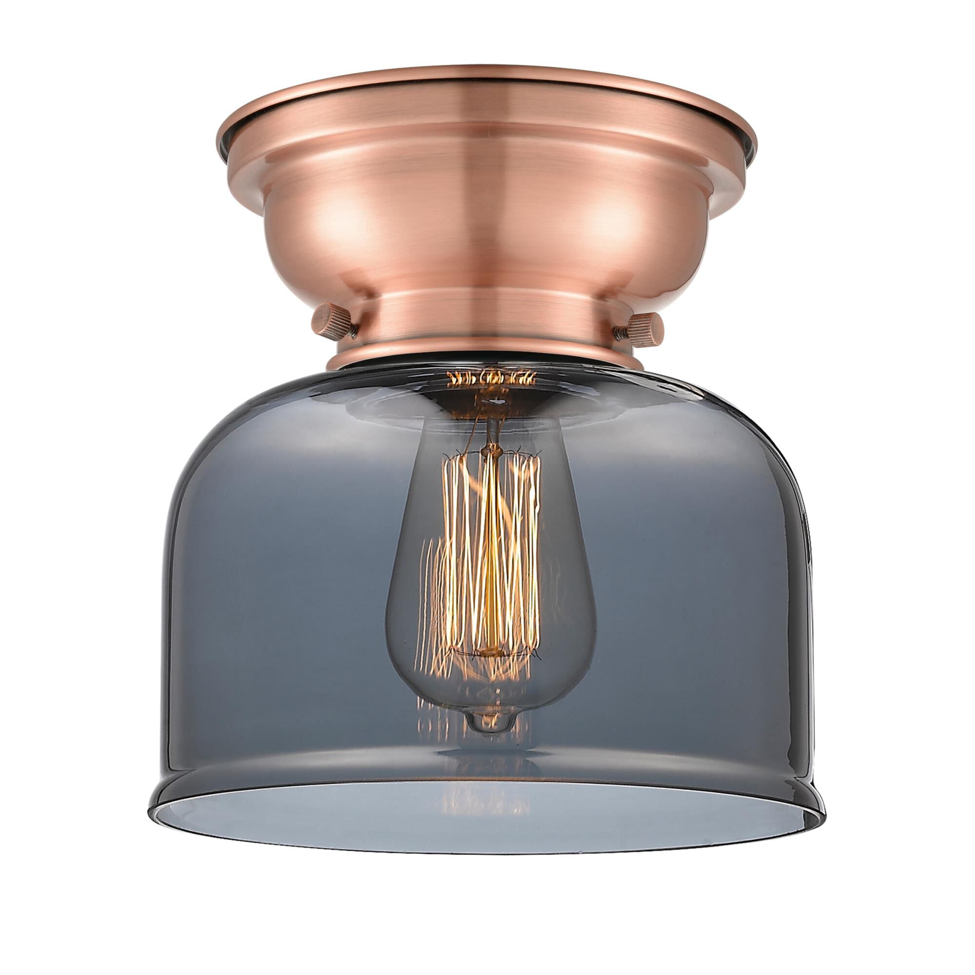 Bruno Marashlian Large Bell 8 Inch 1 Light Flush Mount by Innovations Lighting