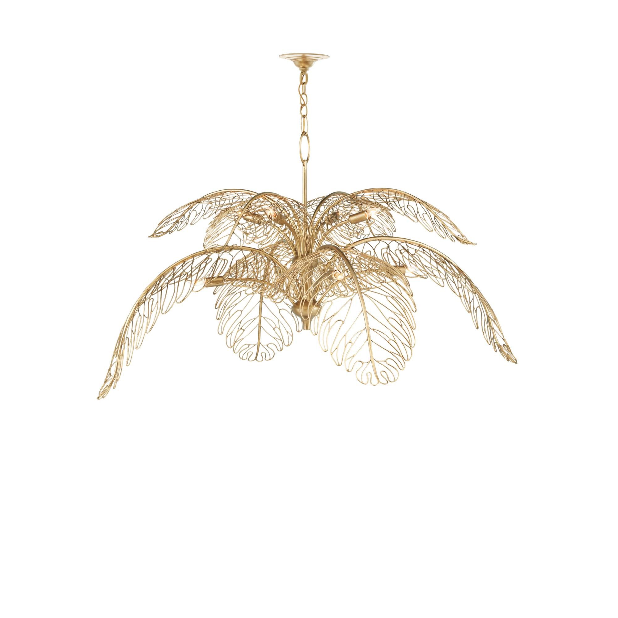 Taormina 49 Inch 8 Light Chandelier by Currey and Company
