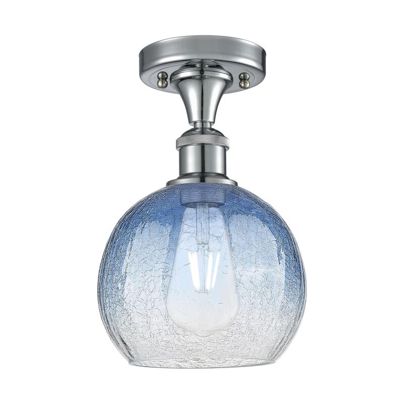 Bruno Marashlian Brookhaven Globe 8 Inch Semi Flush Mount by Innovations Lighting