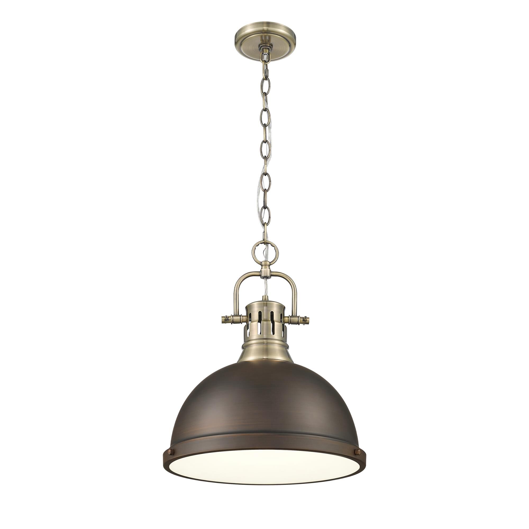 Duncan 14 Inch Large Pendant by Golden Lighting