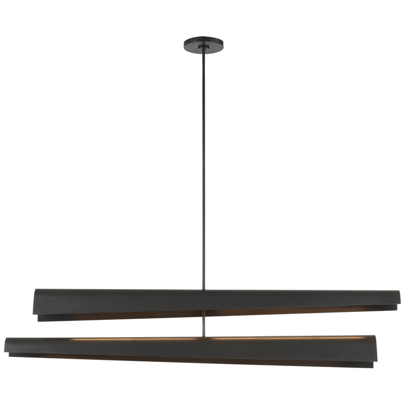 Kelly Wearstler Piel 52 Inch Linear Suspension Light by Visual Comfort Signature