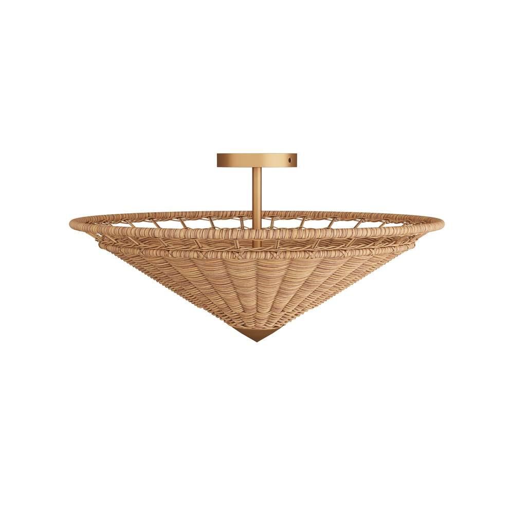Celerie Kemble Terrace 12 Inch Semi Flush Mount by Arteriors Home