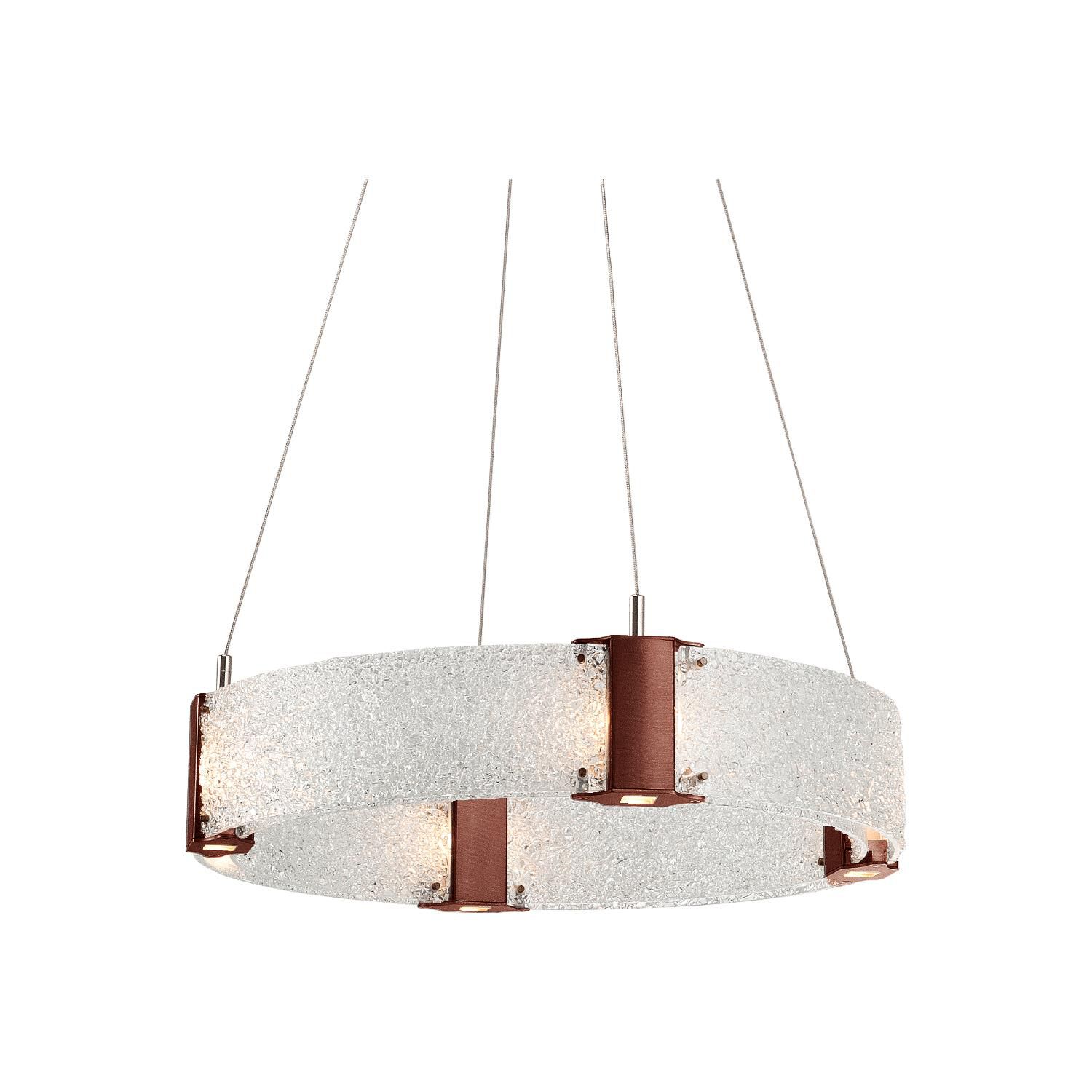 Shown in Burnished Brass finish and Clear Rimelight glass