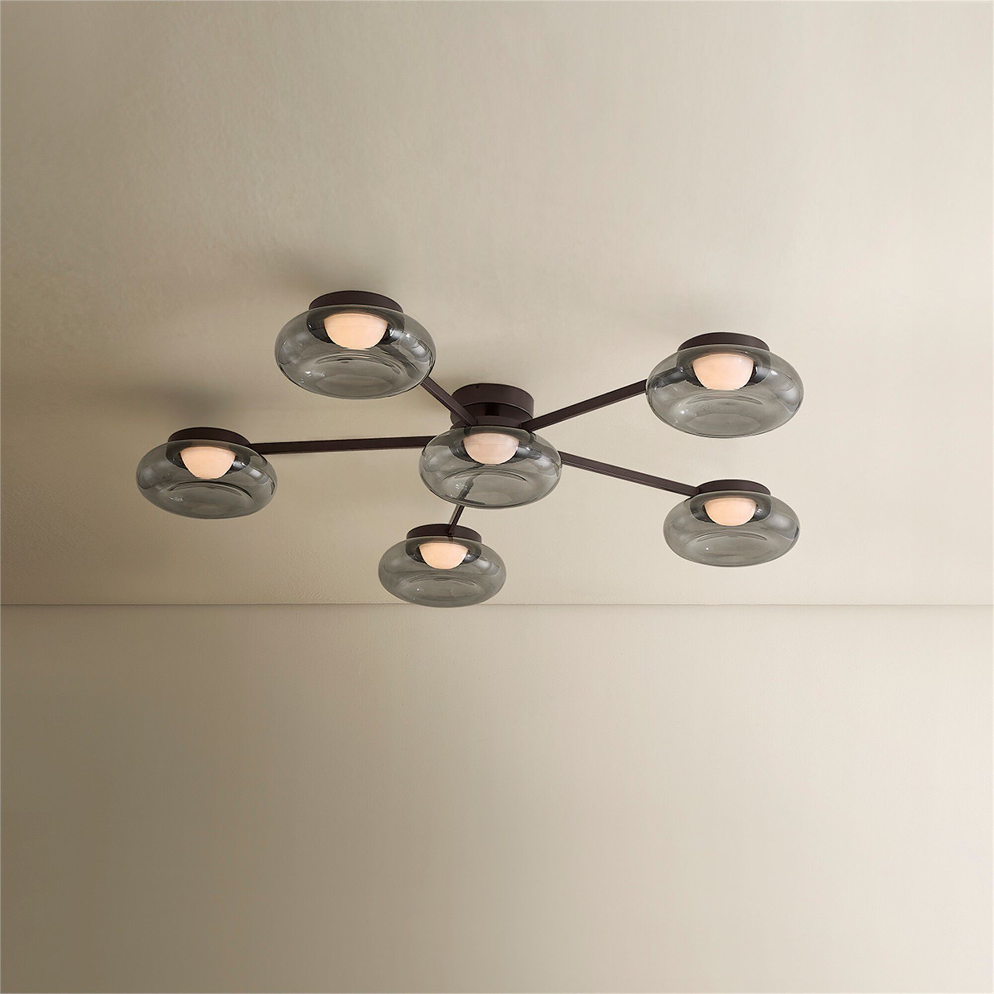 Opalesce 50 Inch Semi Flush Mount,