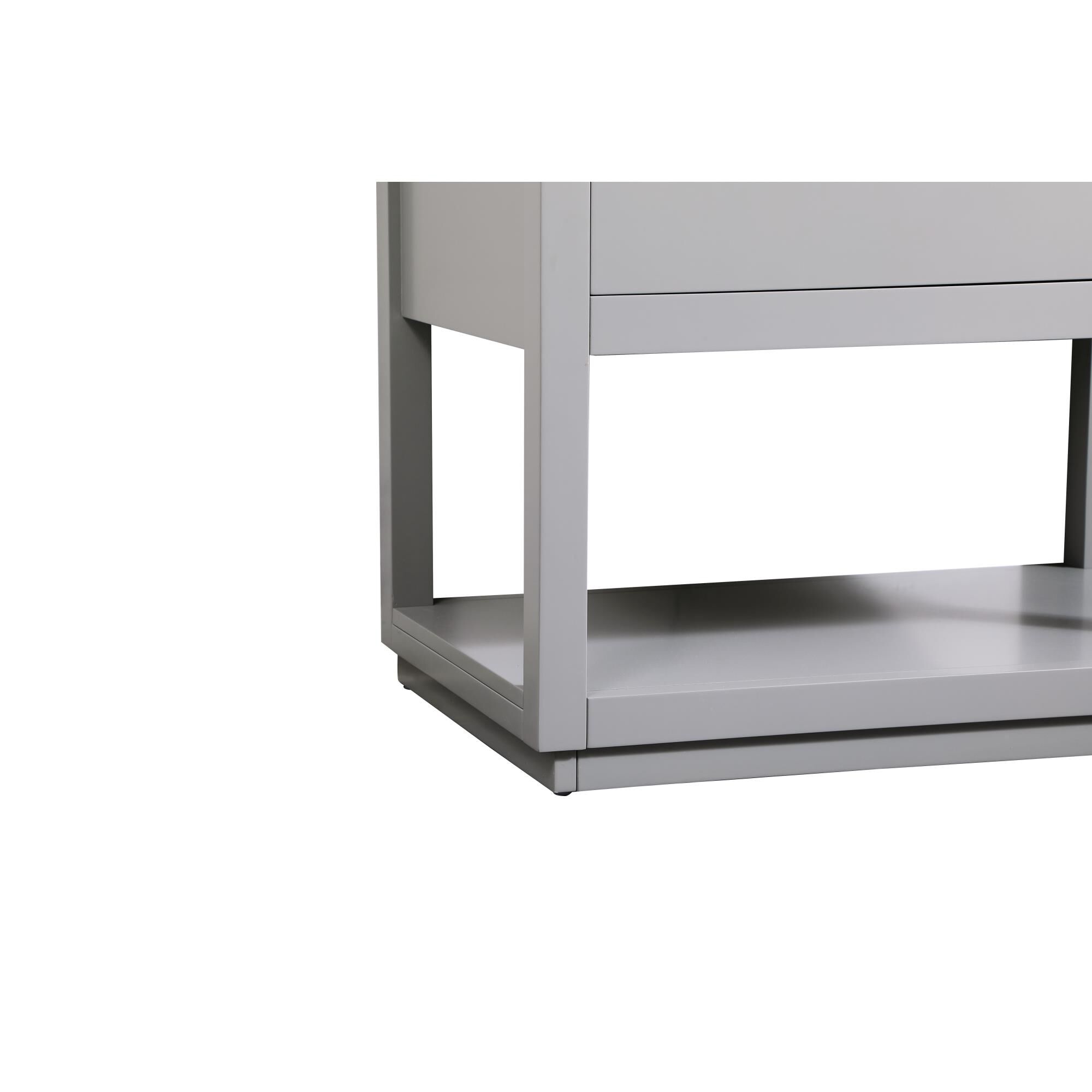 Shown in Grey finish