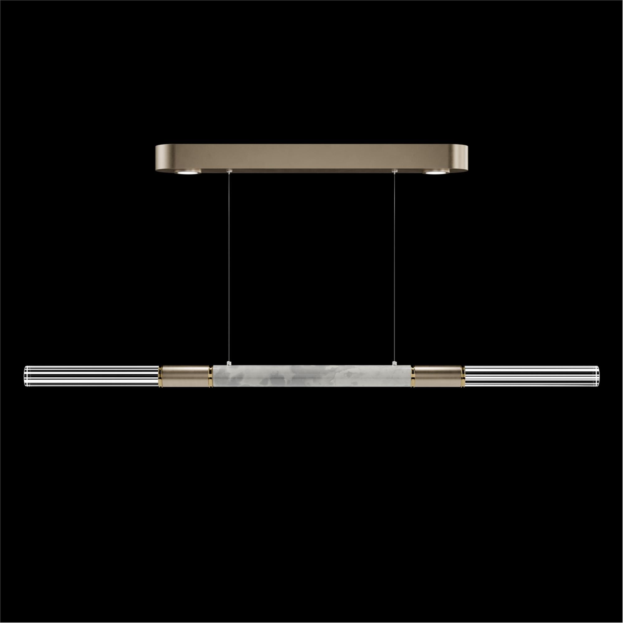Antonia 62 Inch Linear Suspension Light by Fine Art Handcrafted Lighting