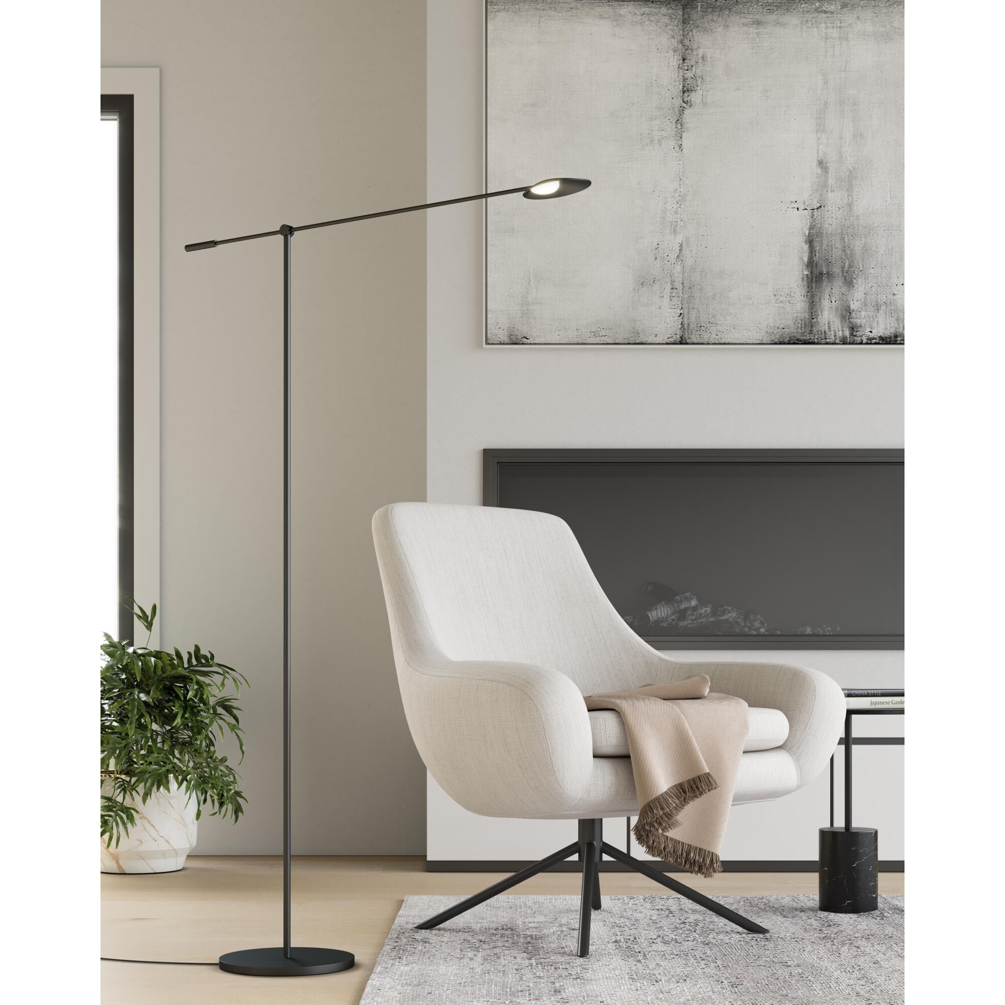Rotaire 54 Inch Floor Lamp by Kuzco Lighting