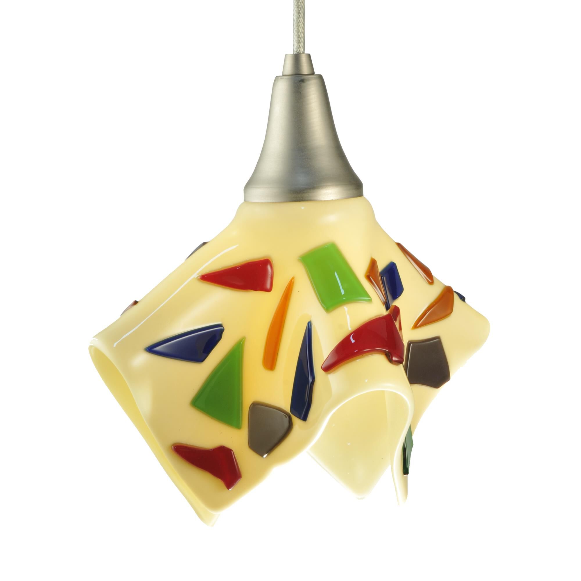 Pebbles Handkerchief 9 Inch Mini Pendant by Meyda Lighting