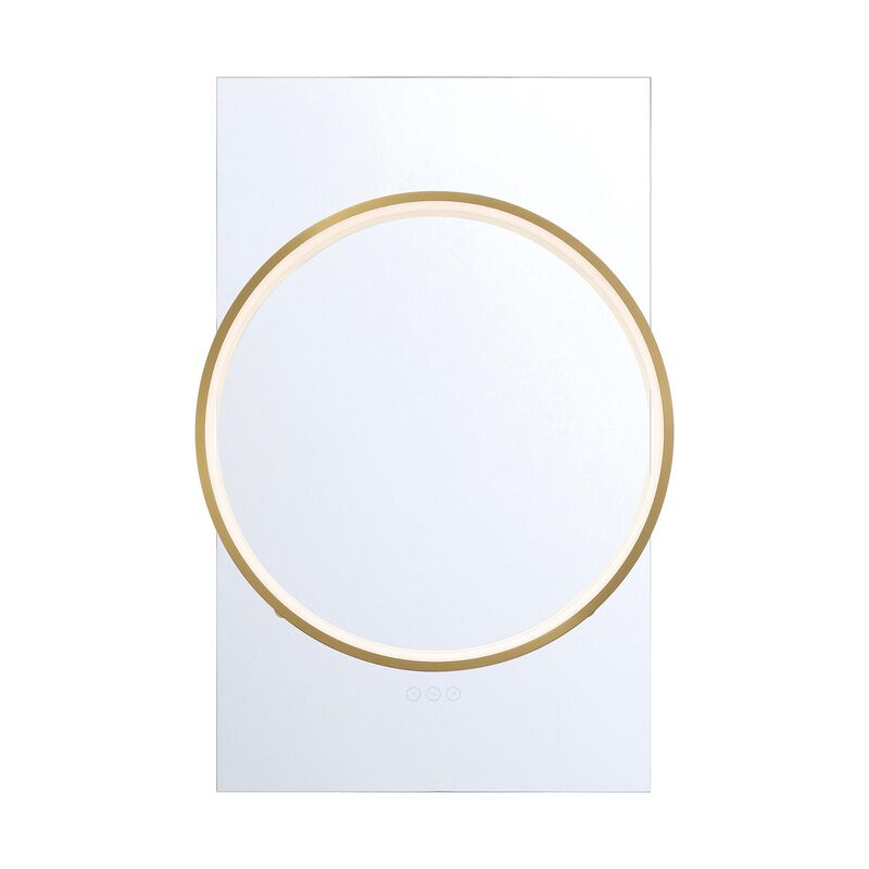 Trails 36 Inch LED Lighted Mirror by Eurofase Lighting