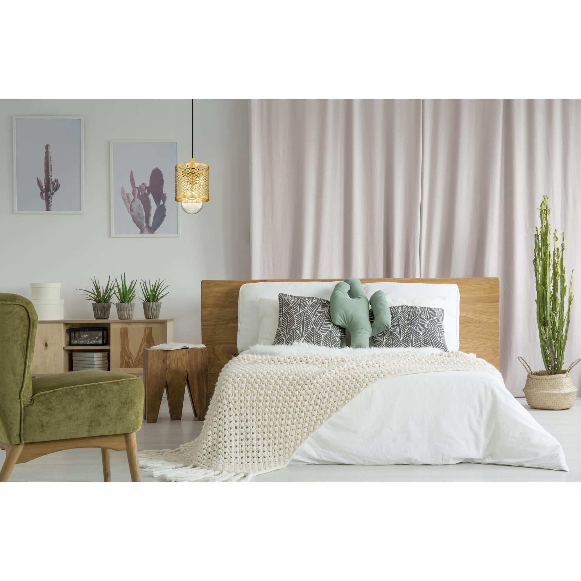 Shown in Rubbed Brass finish and Clear glass and Clear shade