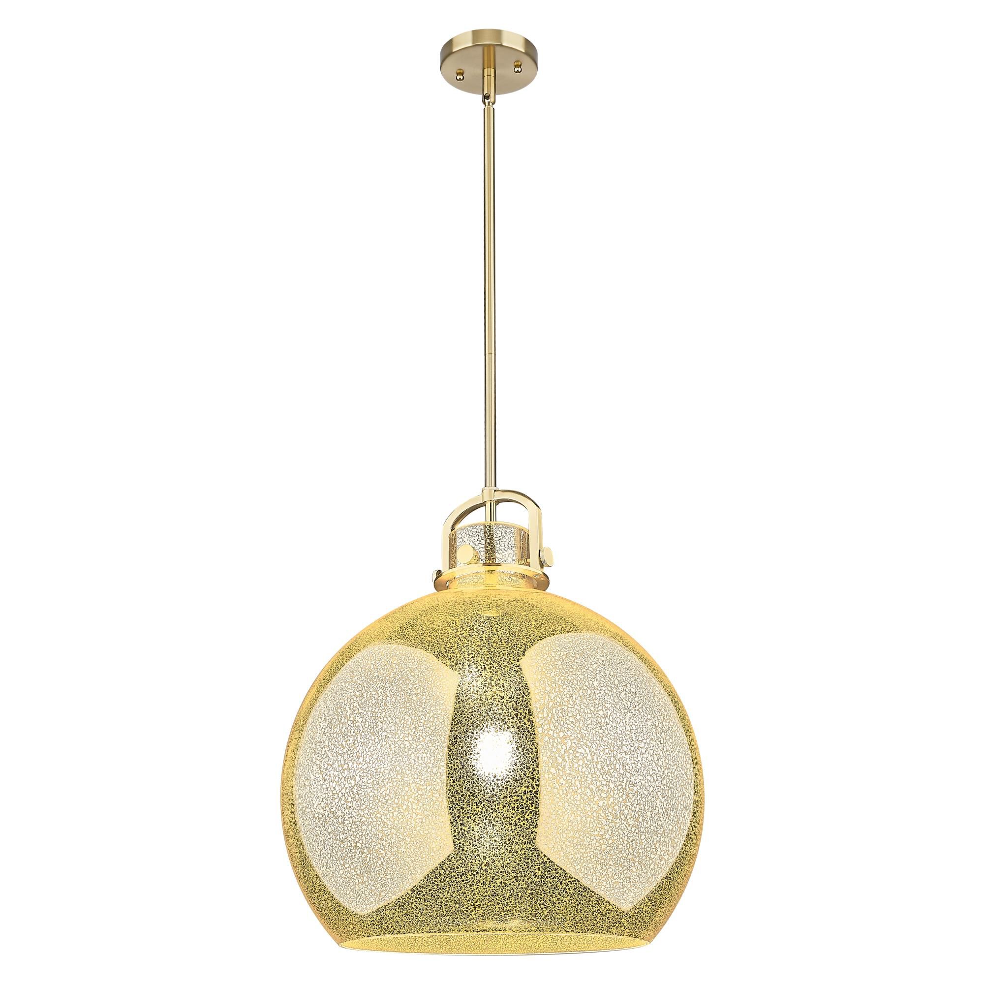 Shown in Champagne Bronze finish and Mercury shade