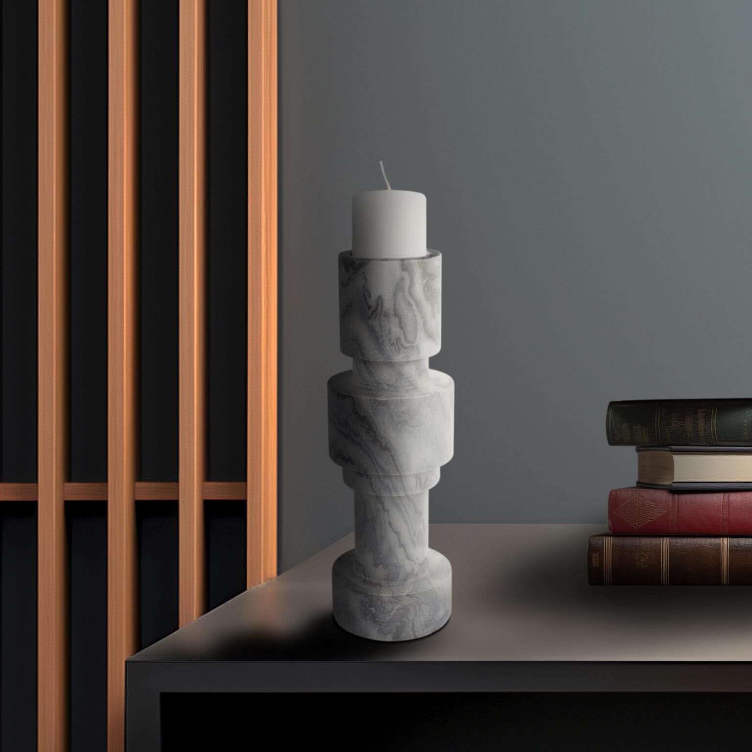 The Modern Clarinda Candle Holder by Howard Elliott Collection