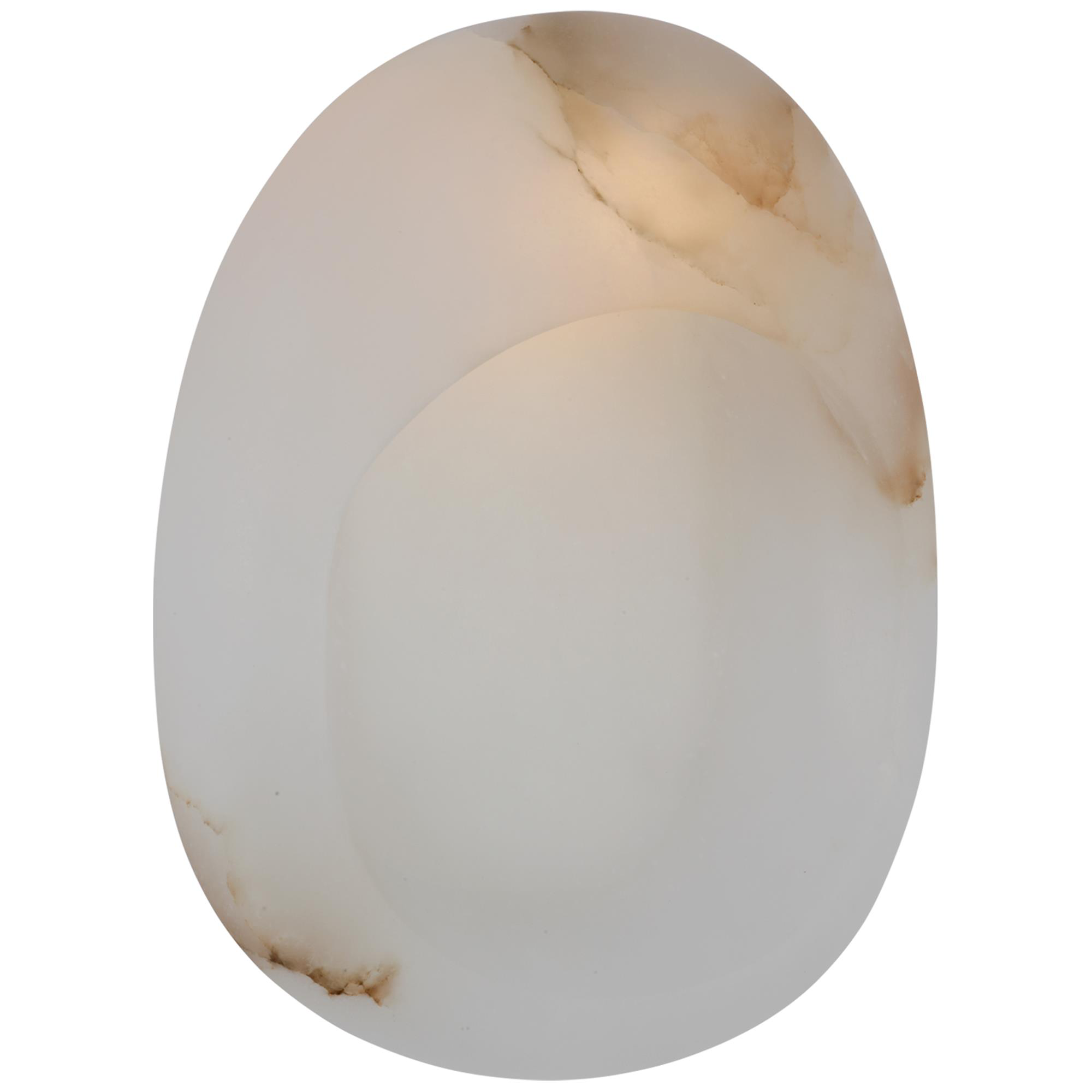 Shown in Alabaster and Antique-Burnished Brass finish