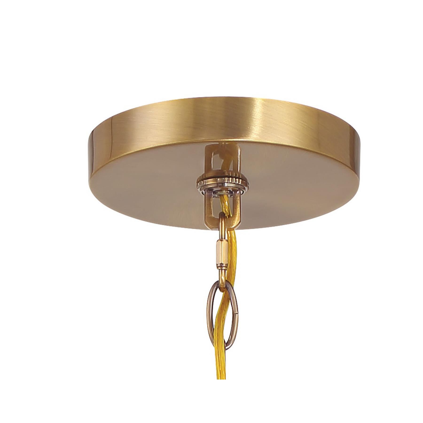 Shown in Oxidized Aged Brass finish and Velvet shade