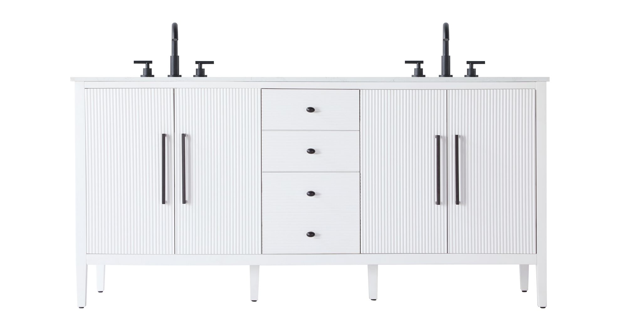 Shown in White finish