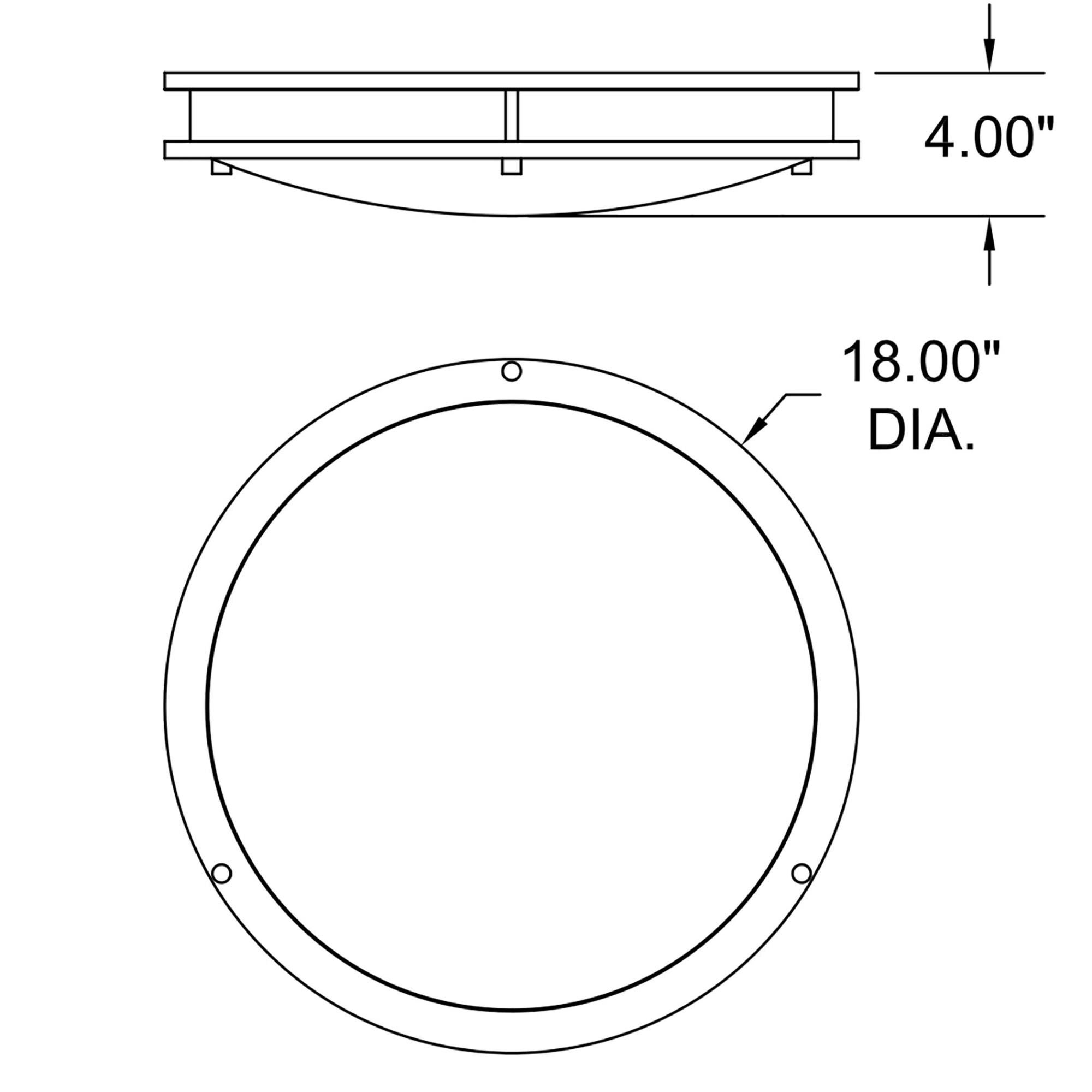 Solero Iii 18 Inch 1 Light LED Flush Mount by Access Lighting