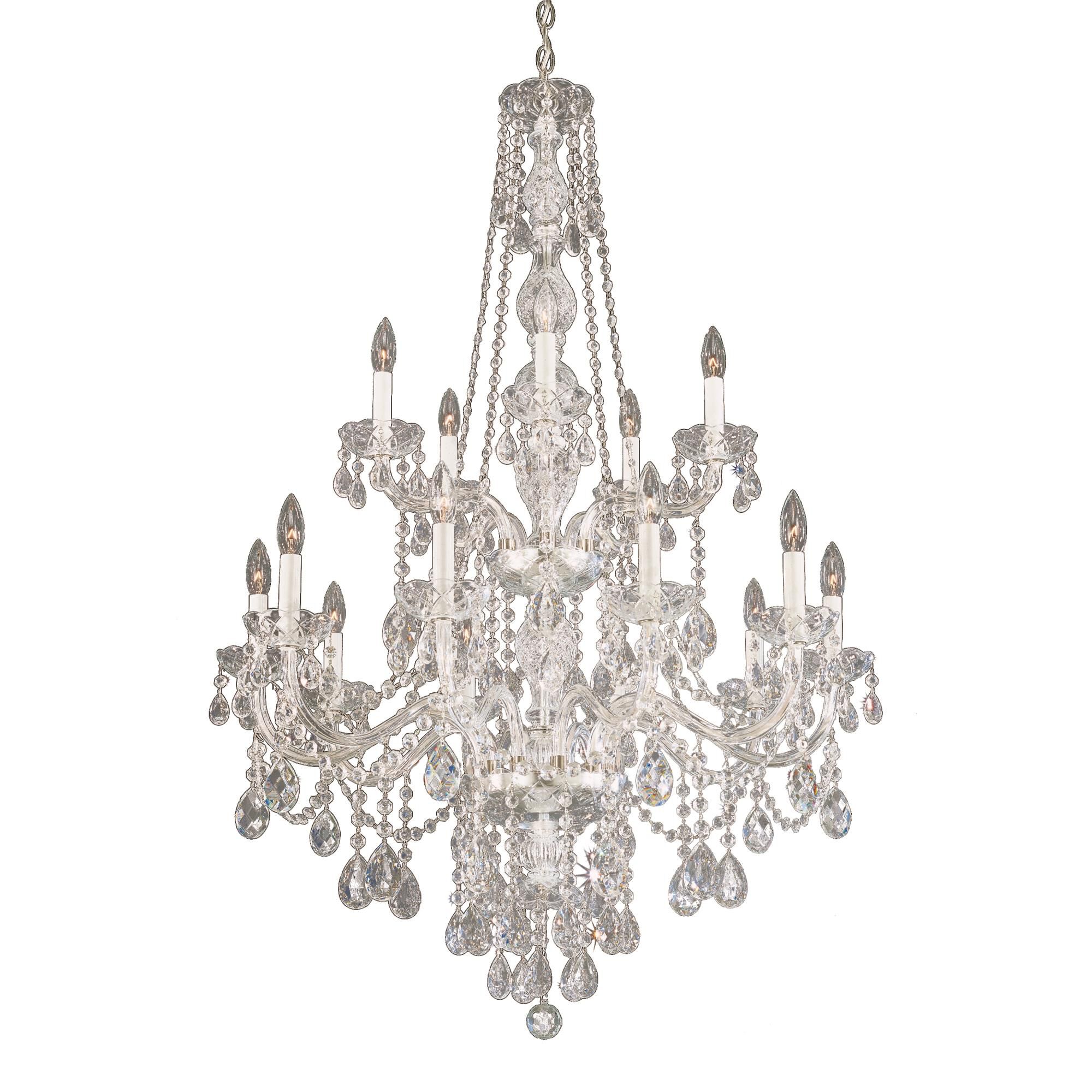 Arlington 32 Inch 15 Light Chandelier by Schonbek
